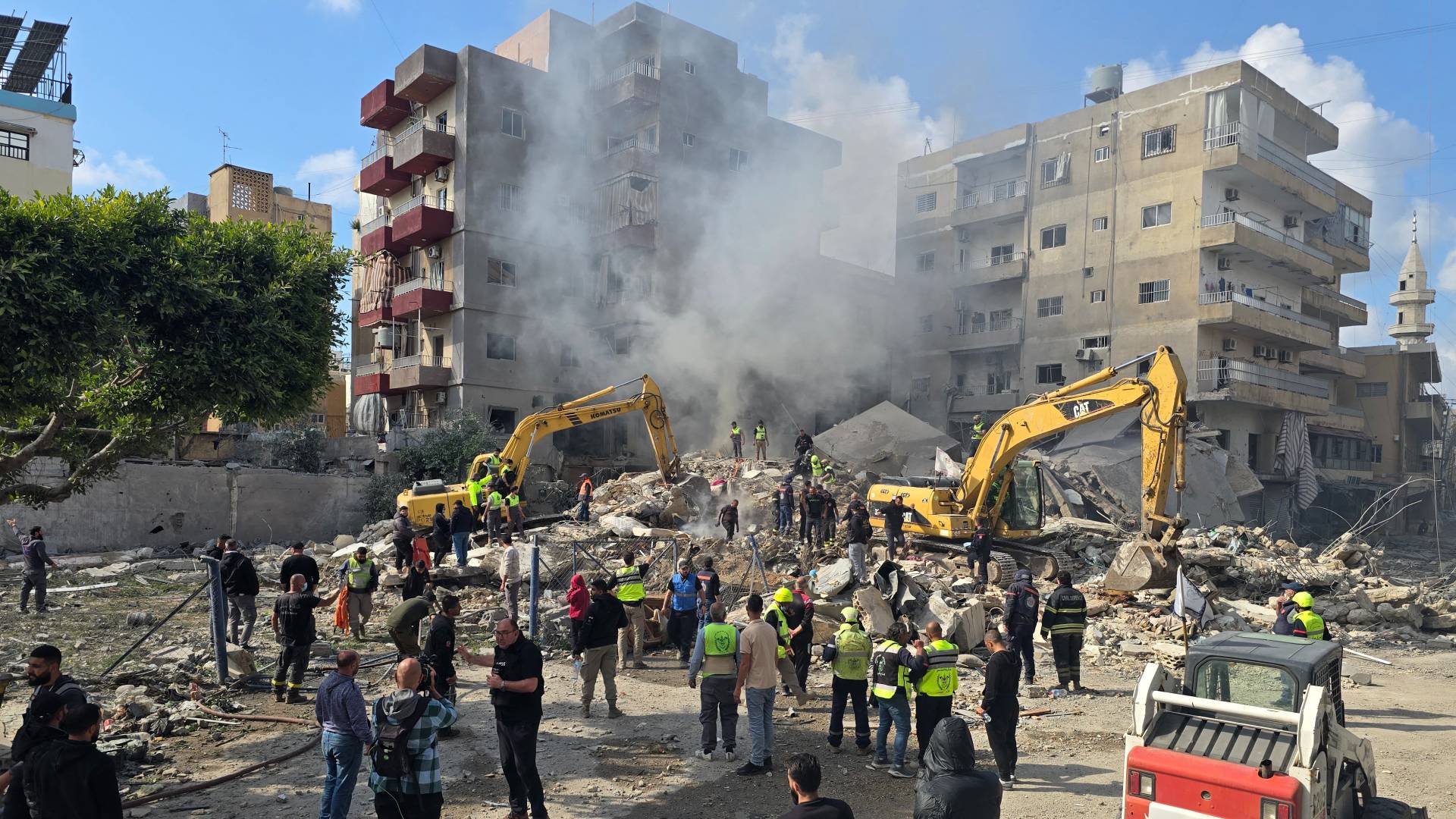 الضربات الاسرائيلية في لبنان