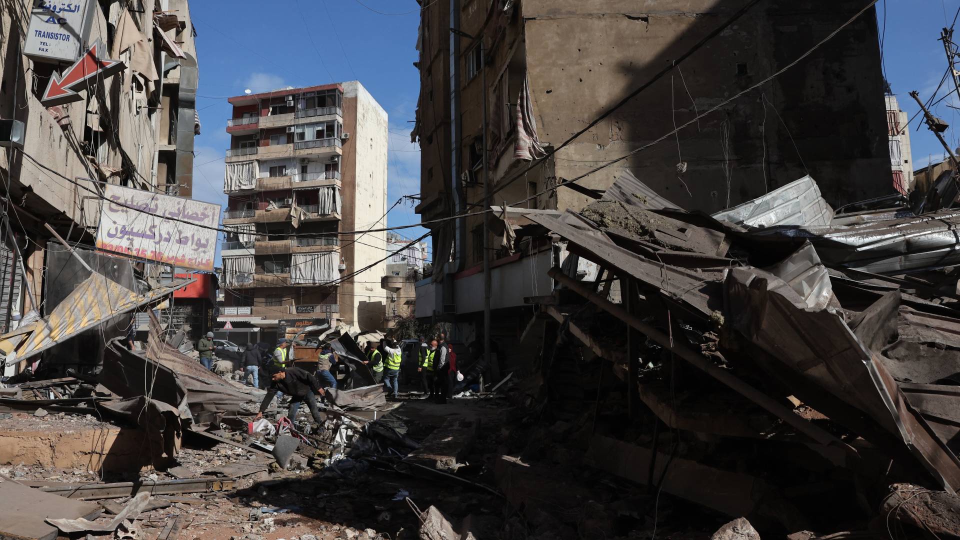 الدمار في لبنان