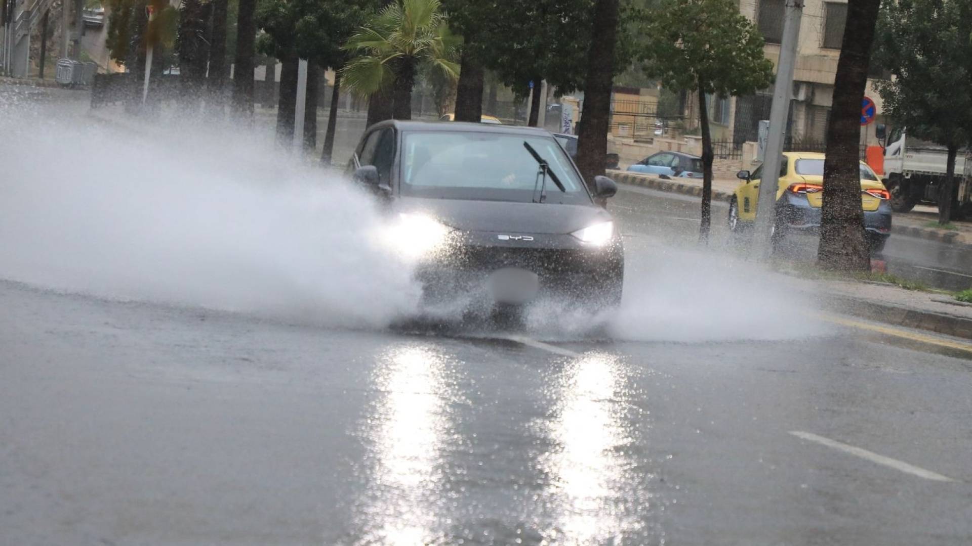 أمطار في العاصمة عمان
