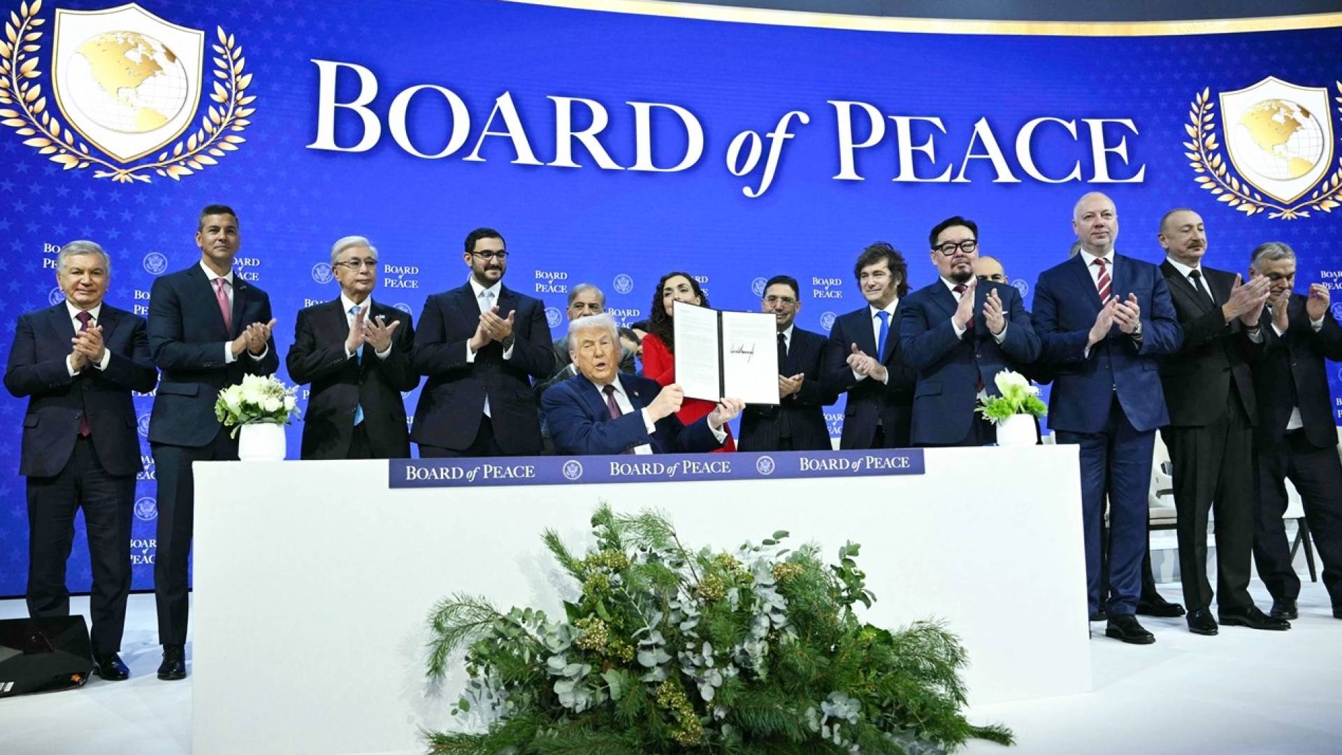 اجتماع مجلس السلام في دافوس بقيادة ترمب