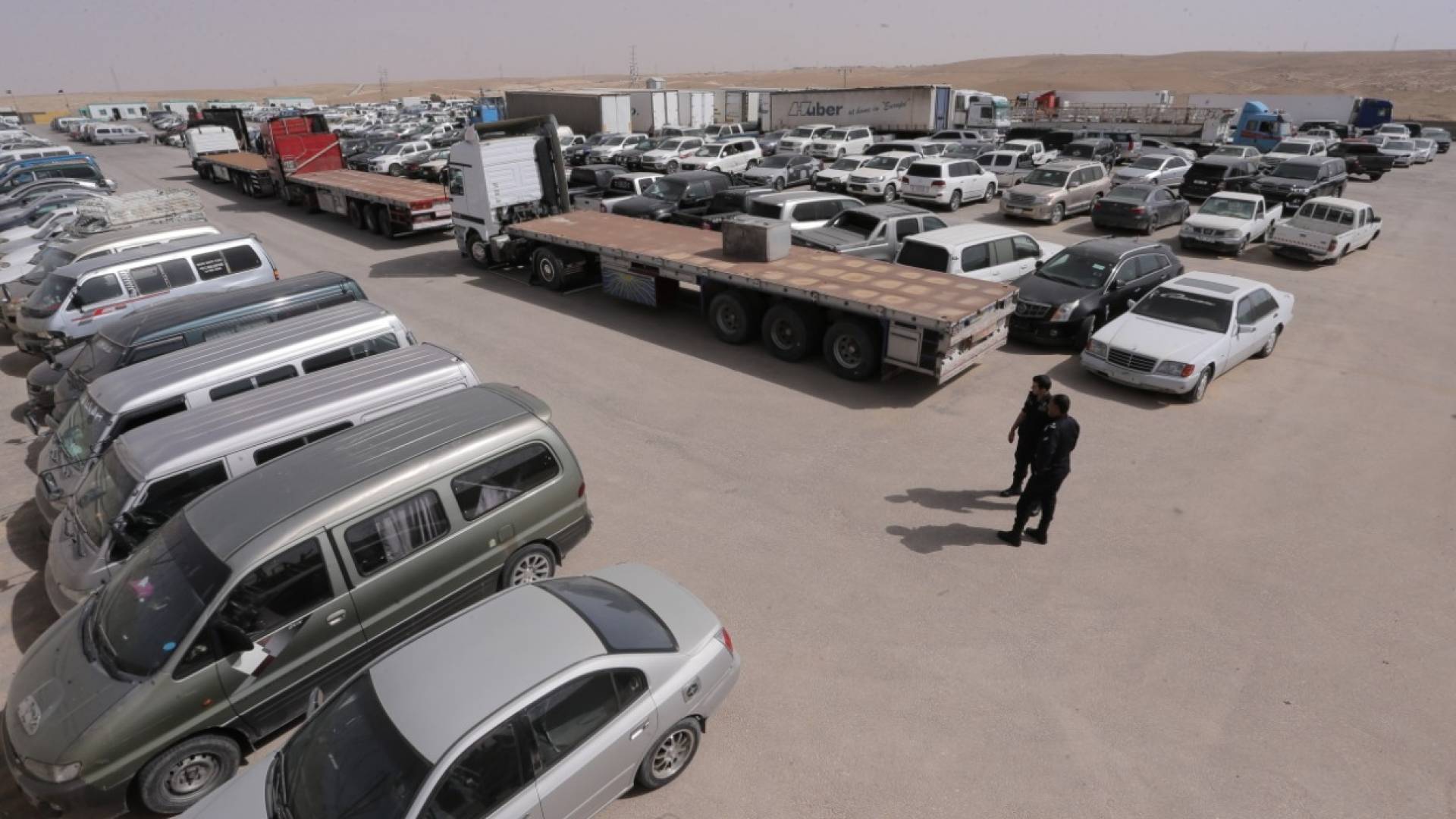 ساحات حجز المركبات في ألأردن