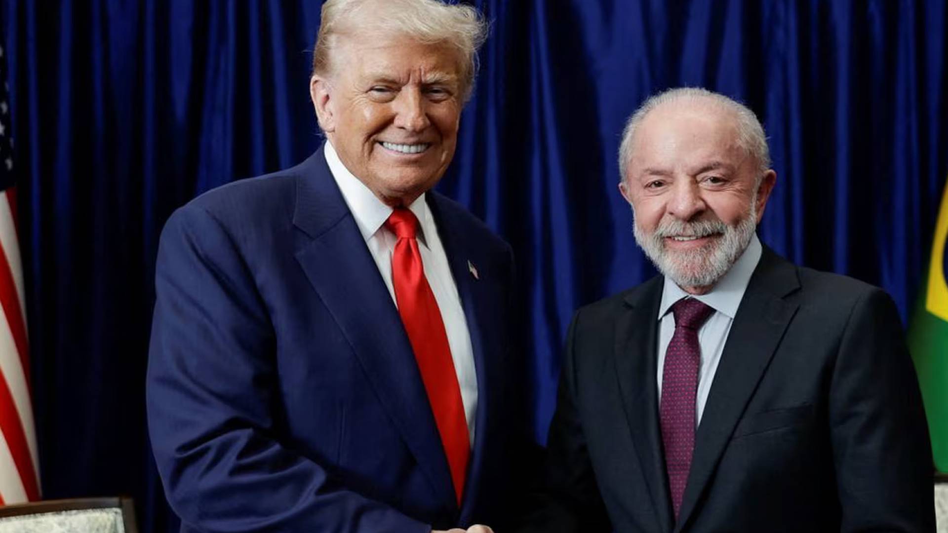 الرئيس الأمريكي دونالد ترمب ورئيس البرازيل لولا دا سيلفا