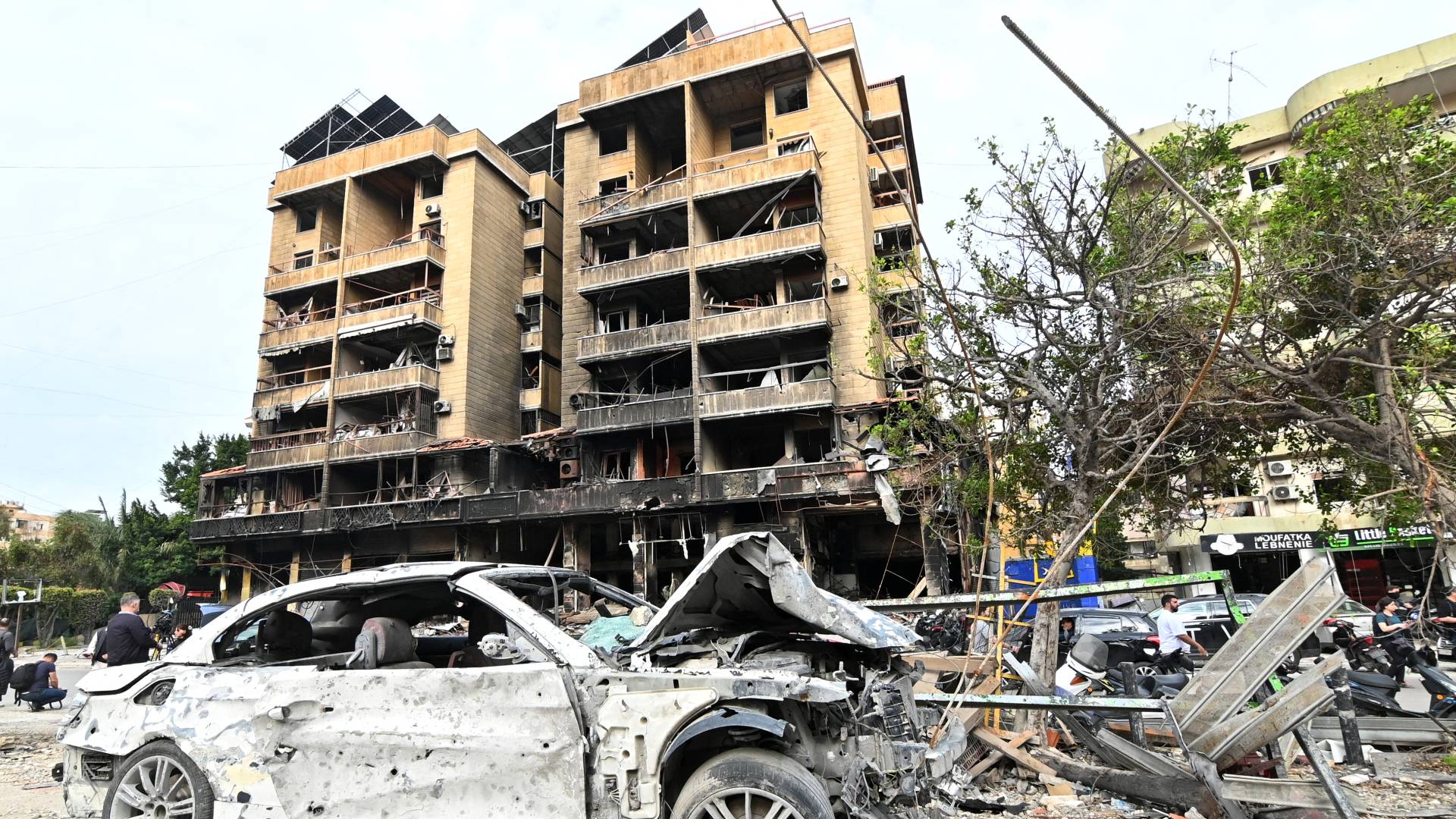 آثار غارة الاحتلال على بلدة صور جنوب لبنان