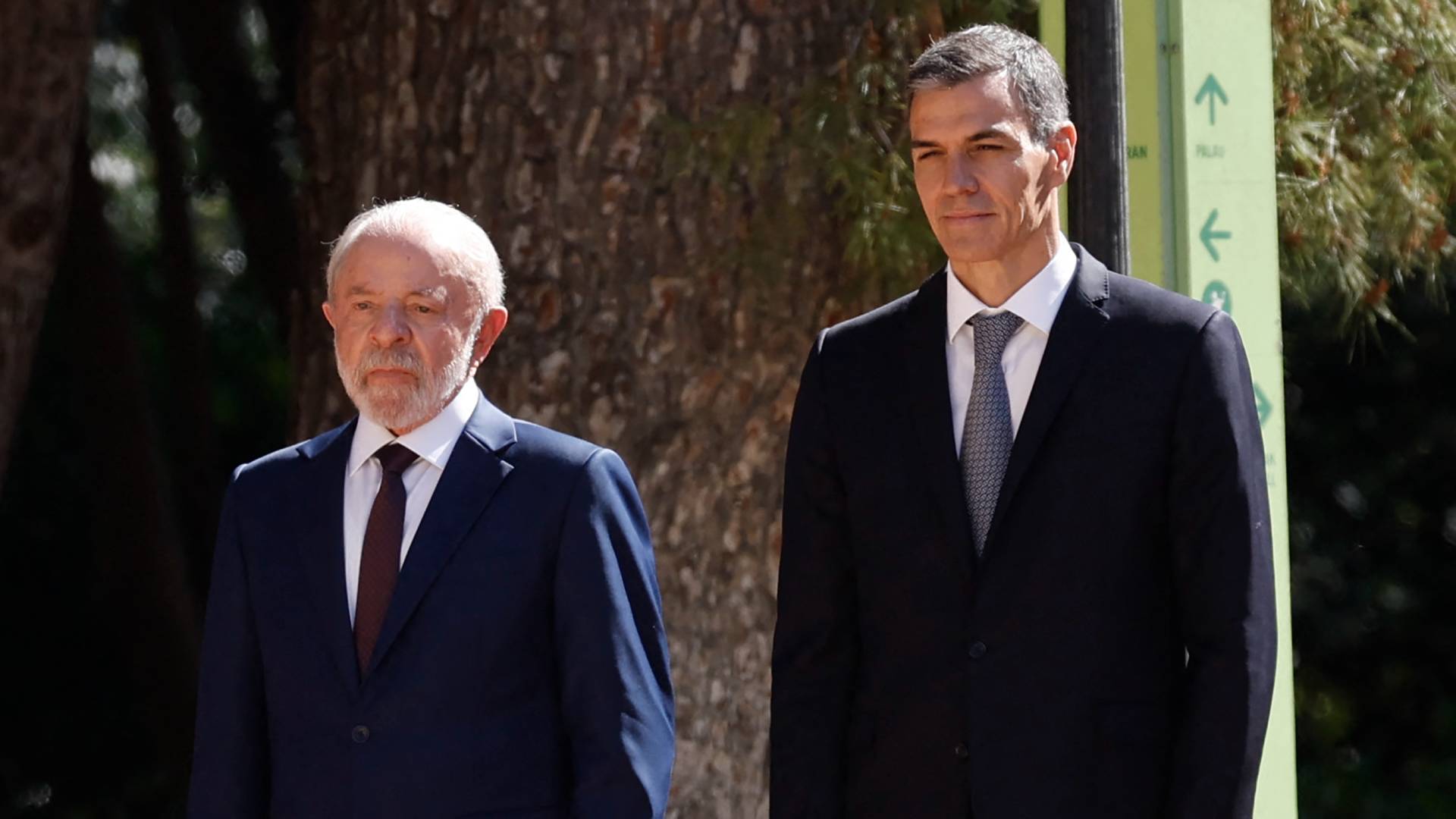 رئيس الوزراء الإسباني بيدرو سانشيز والرئيس البرازيلي لولا دا سيلفا