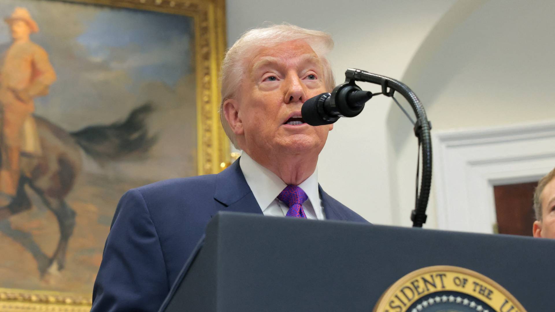 الرئيس الأمريكي دونالد ترمب