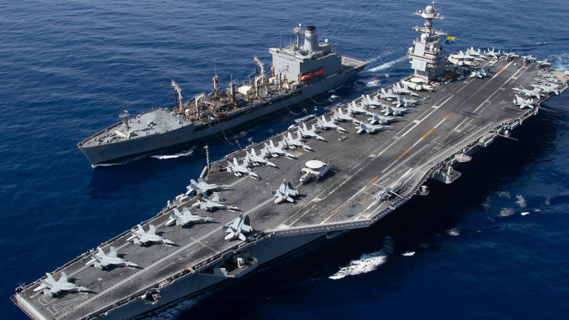 حاملة الطائرات الأمريكية