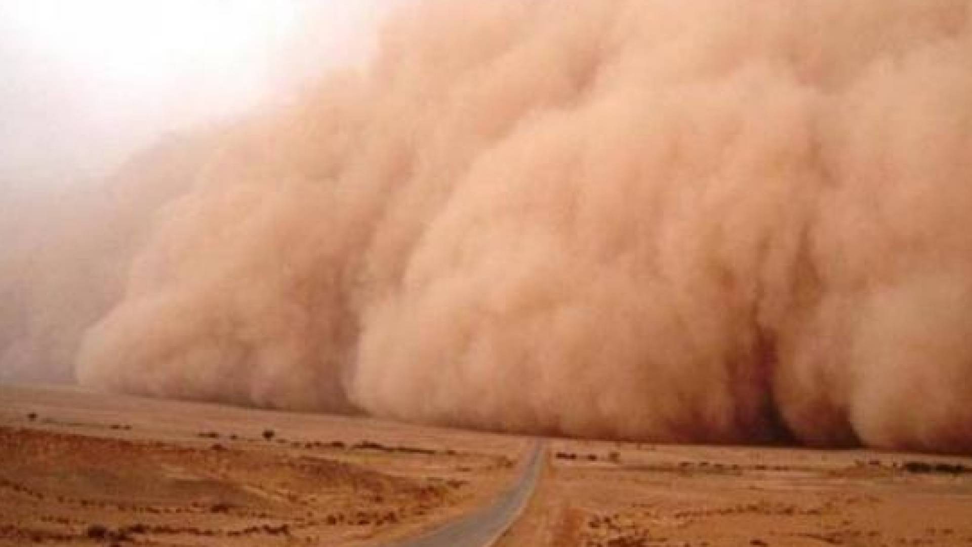 موجة غبار في الأردن