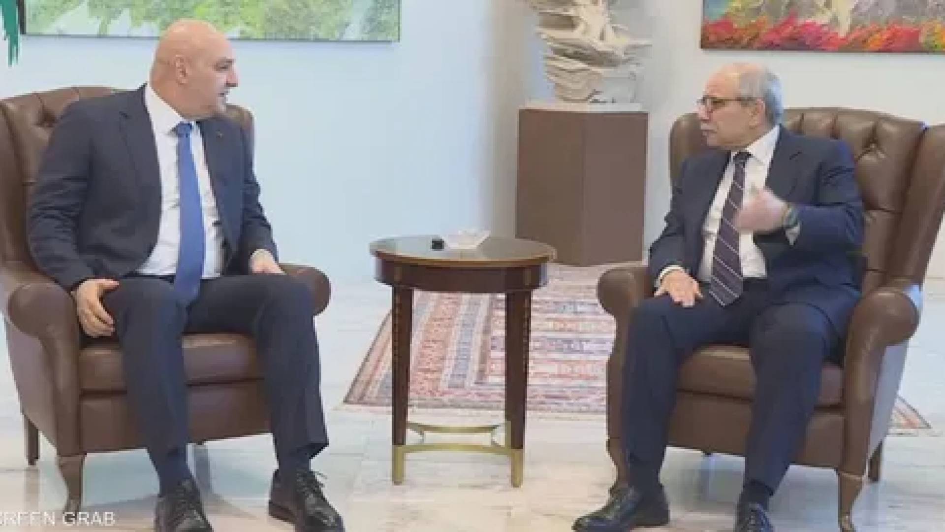 الرئيس اللبناني جوزيف عون ورئيس مجلس الوزراء اللبناني نواف سلام