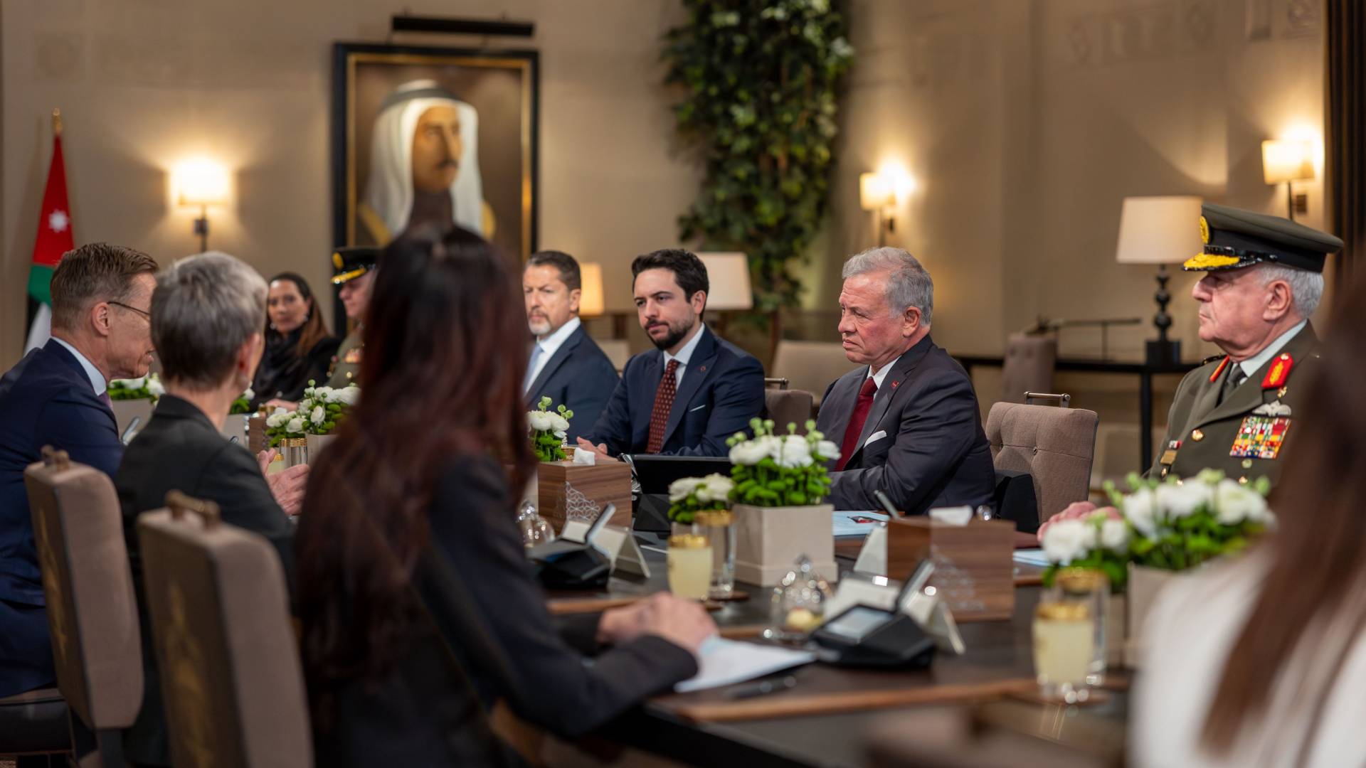 الملك والرئيس الفنلندي