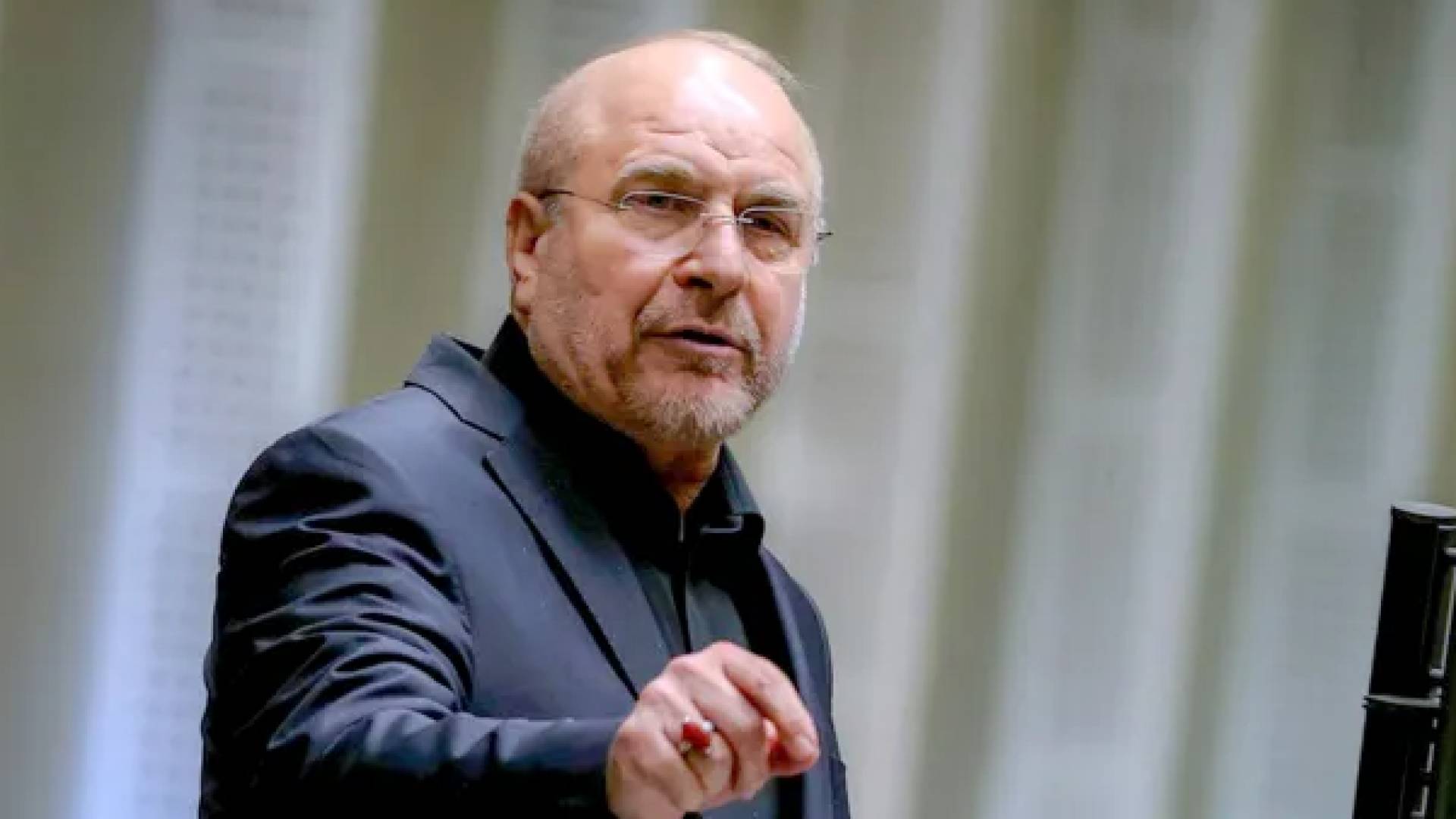 رئيس البرلمان الإيراني محمد باقر قاليباف