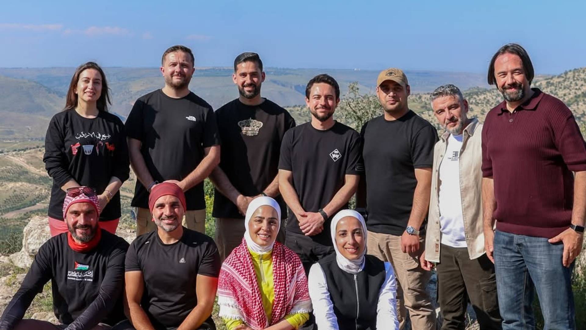 زيارة سمو ولي العهد لغابات اليرموك