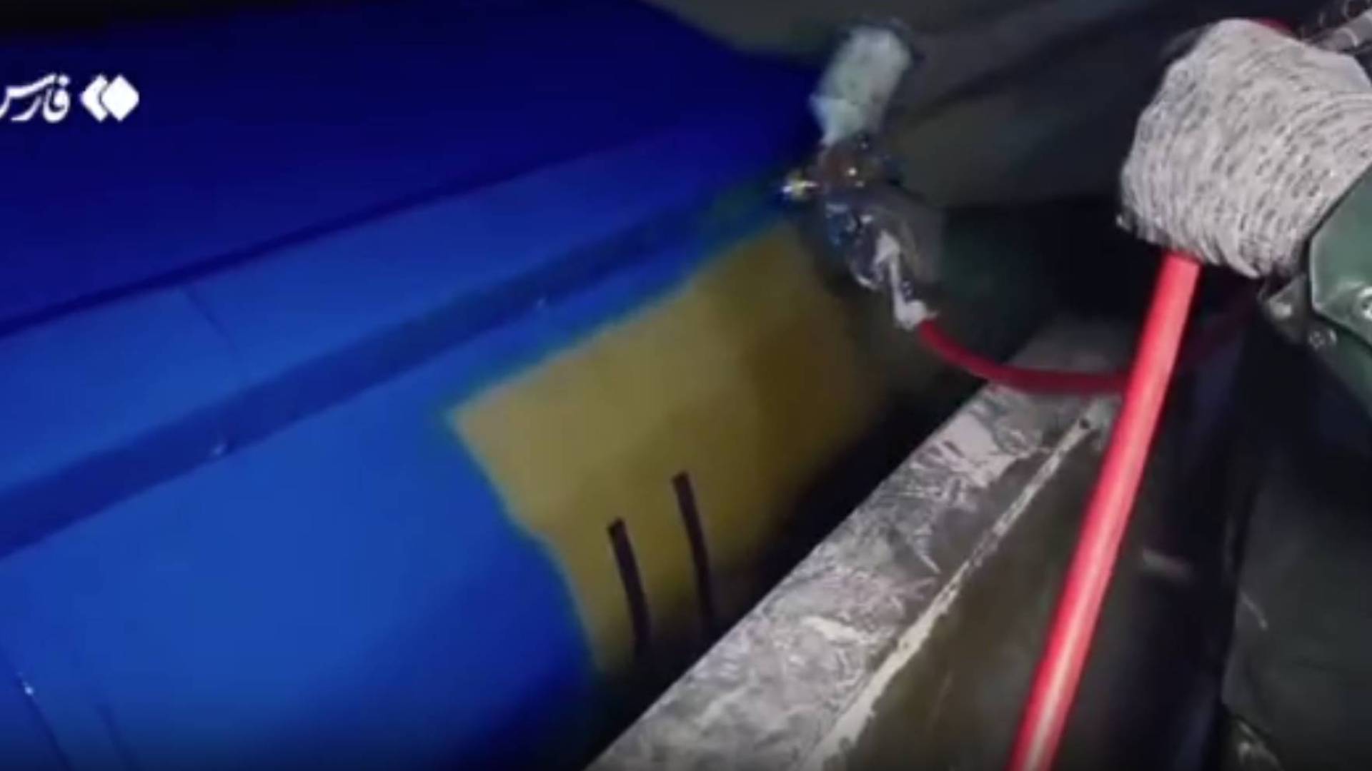 طلاء صاروخ إيراني