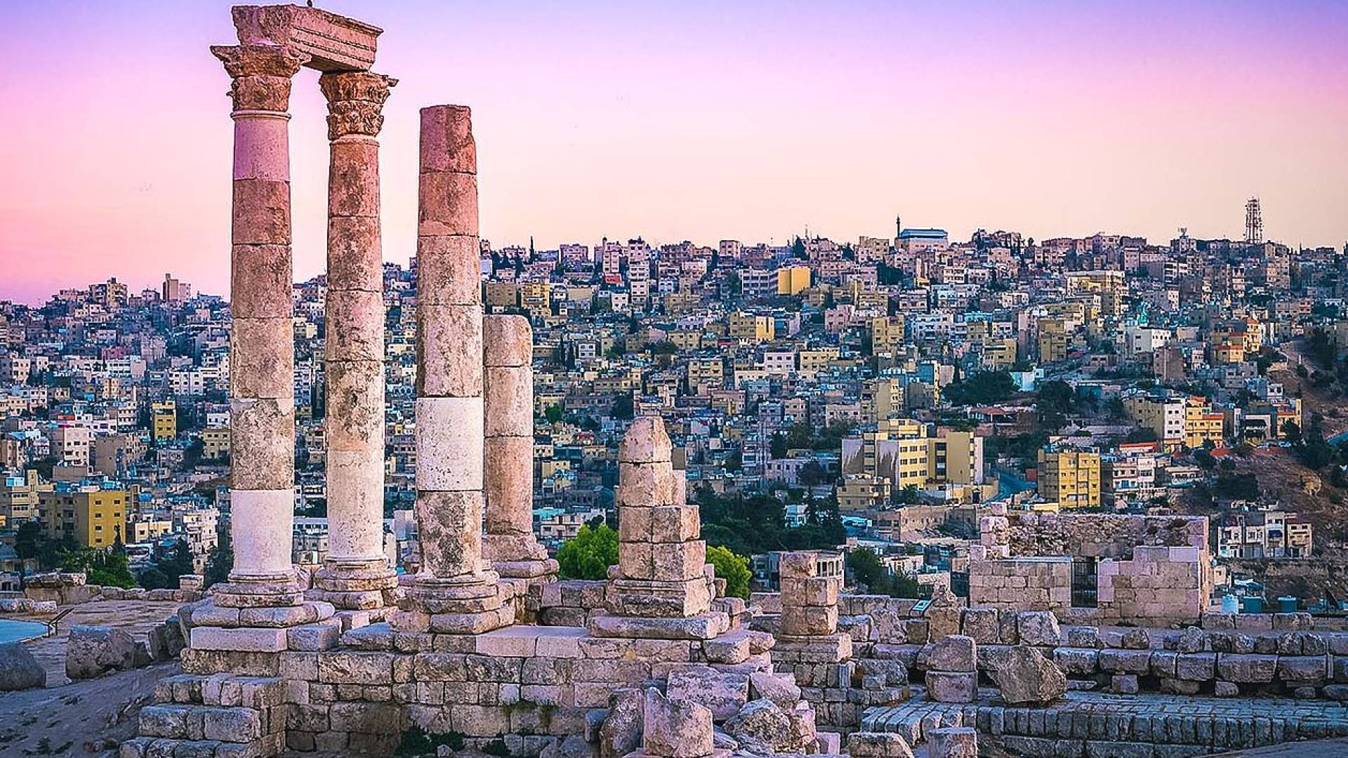 جبل القلعة في العاصمة الأردنية عمان