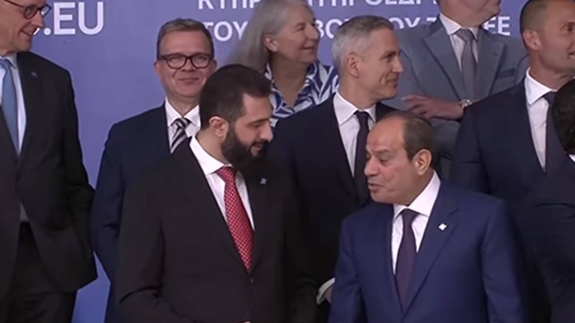 الرئيس المصري عبد الفتاح السيسي - الرئيس السوري أحمد الشرع