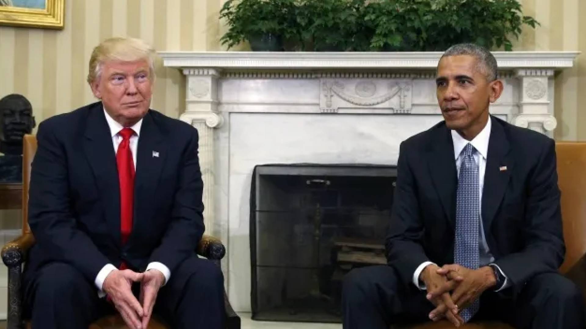 الرئيس الأمريكي الأسبق باراك أوباما - والرئيس الأمريكي دونالد ترمب