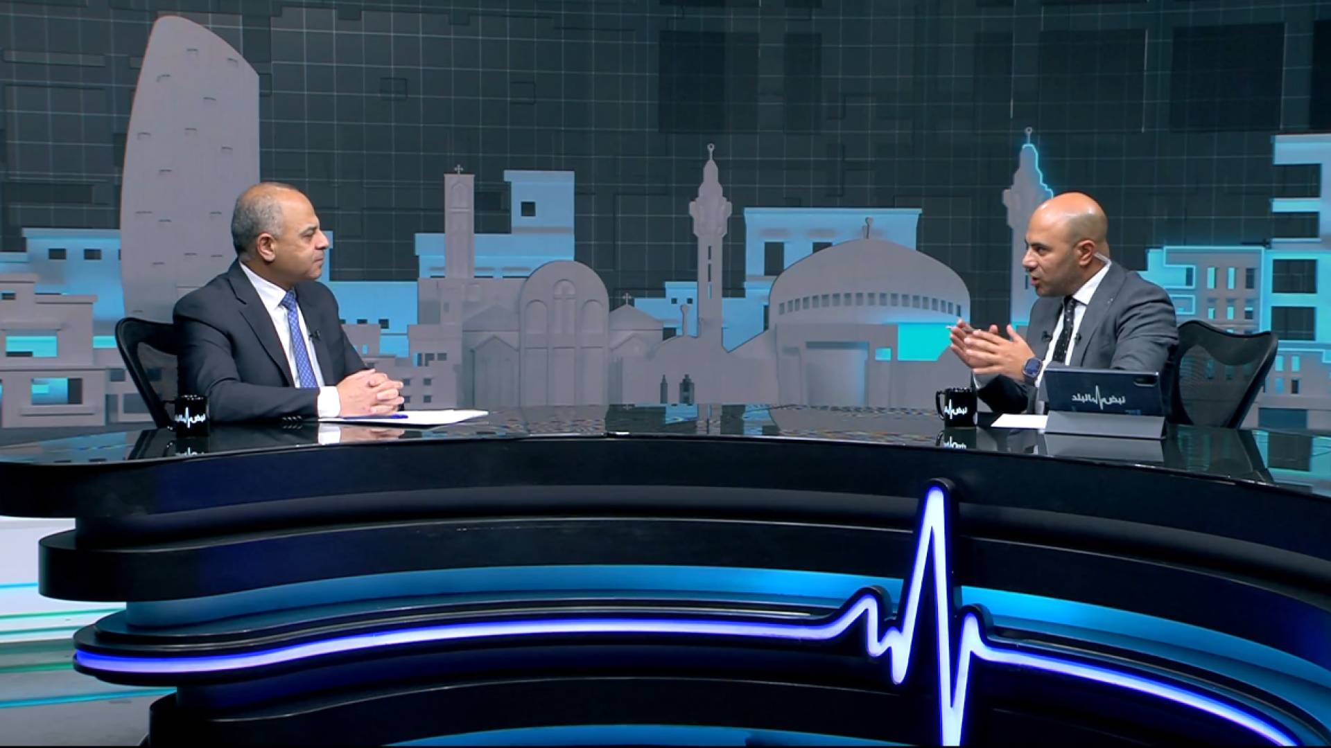 خير أبو صعيليك رئيس المنتدى الاقتصادي ومقدم برنامج نبض البلد محمد الخالدي