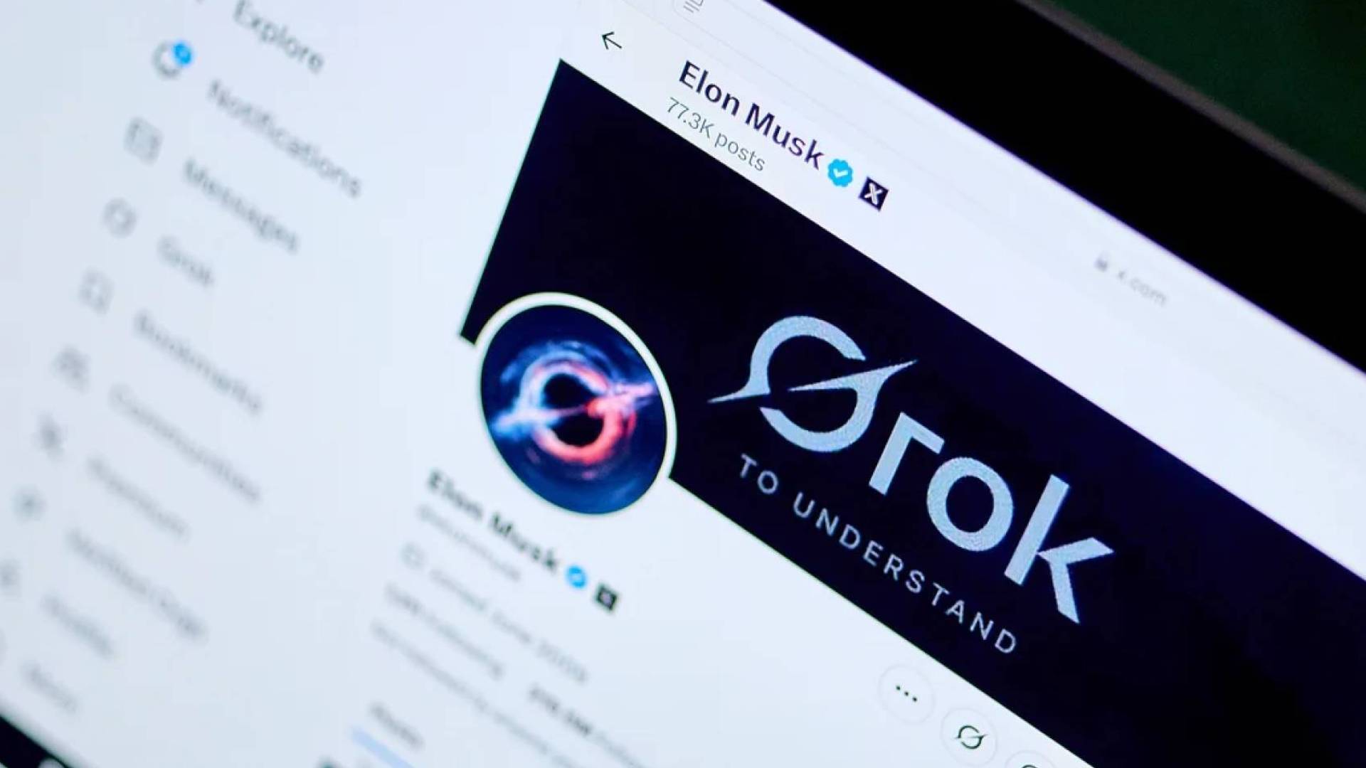 الحساب الخاص بإيلون ماسك على منصة إكس