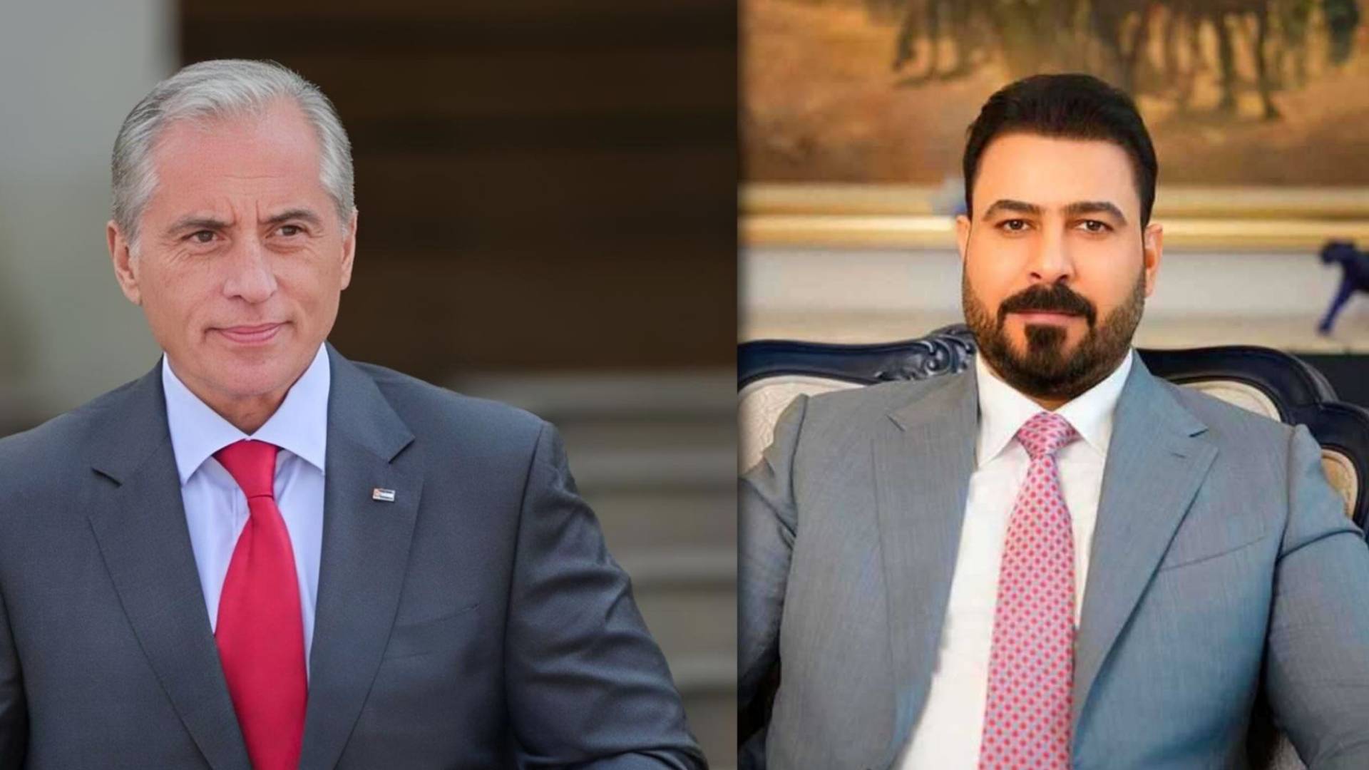 رئيس الوزراء جعفر حسان ورئيس مجلس الوزراء لجمهورية العراق علي الزيدي