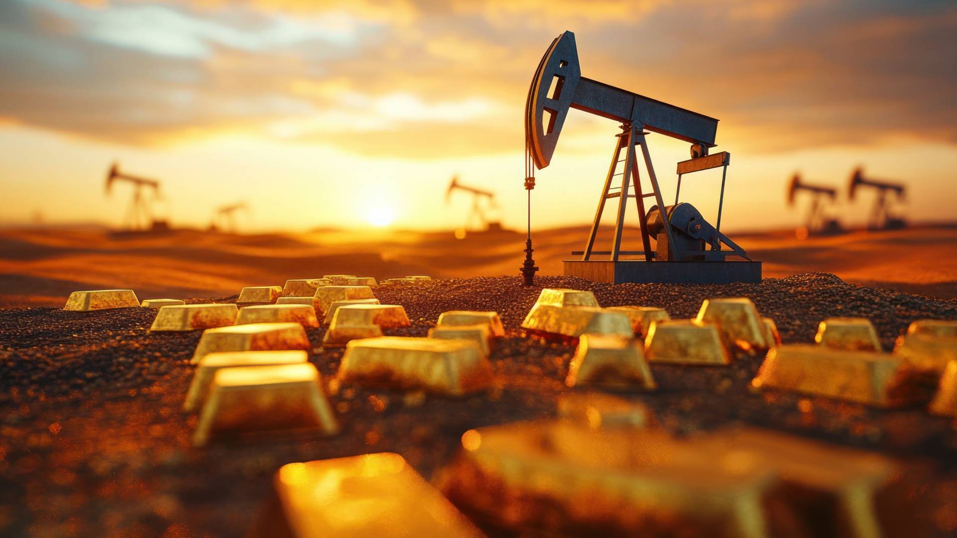 الذهب والنفط