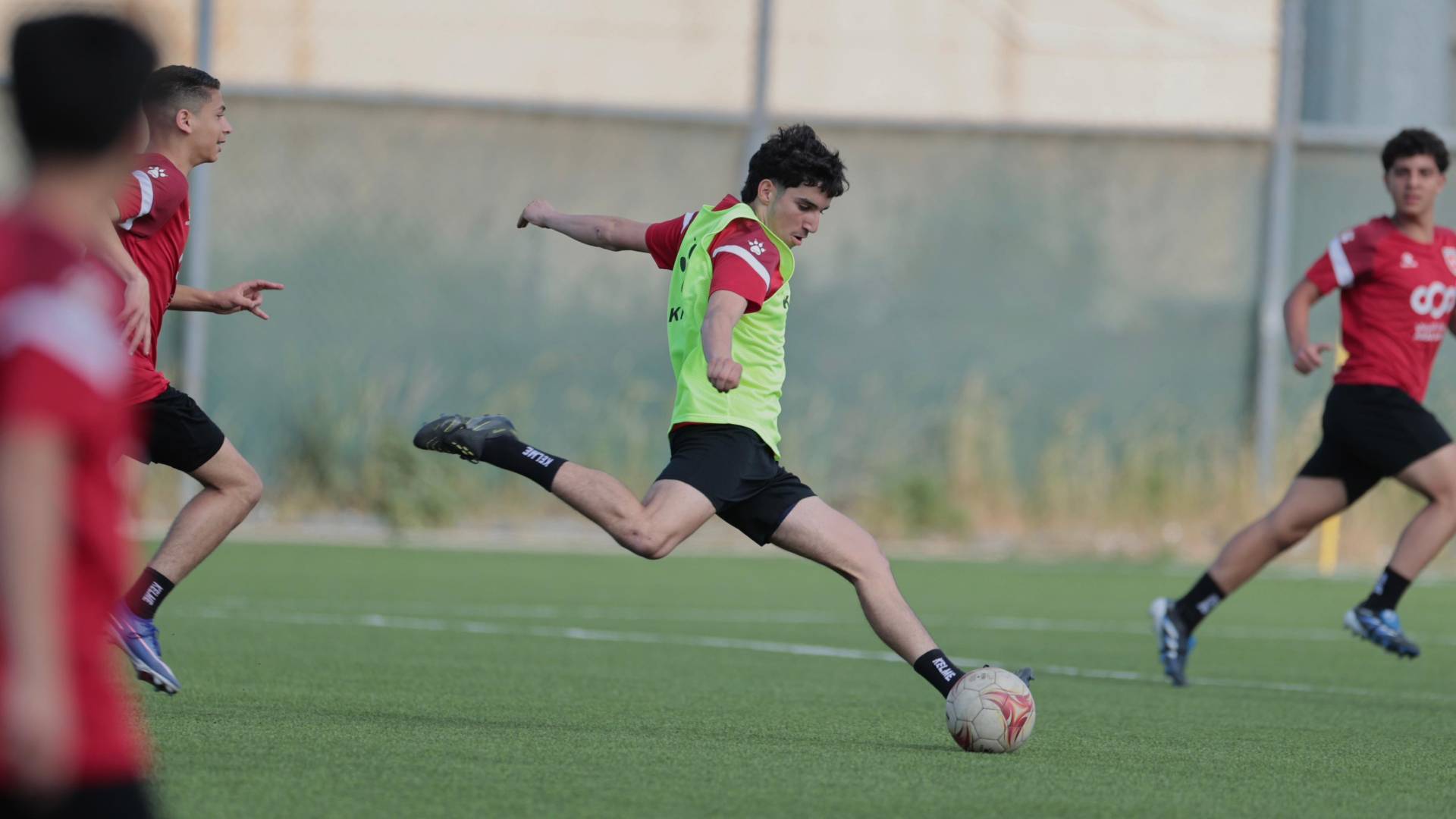 من تدريبات المنتخب الأردني