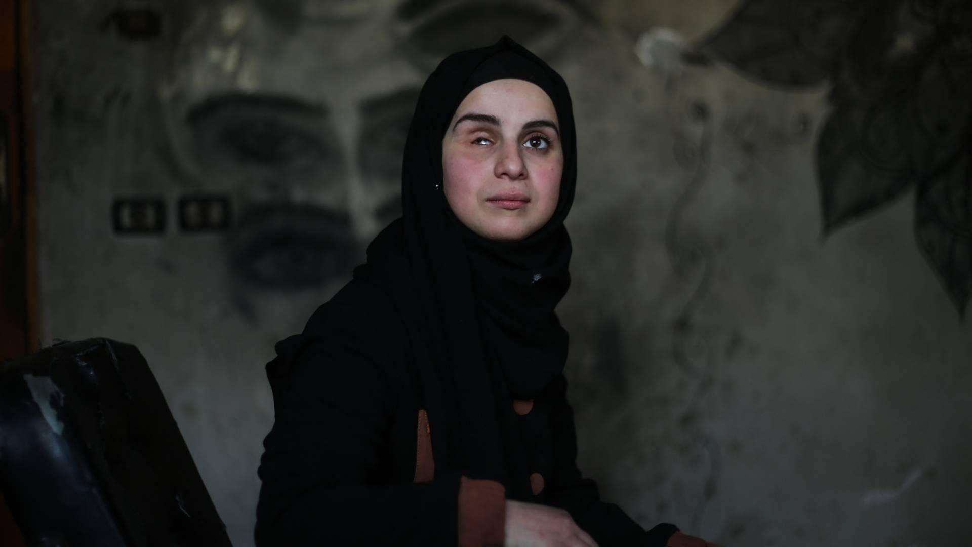 الفنانة التشكيلية أريج السعافين