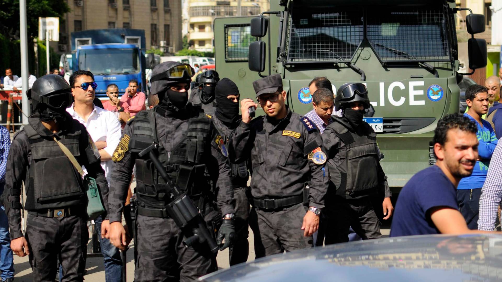 قوات الأمن المصرية