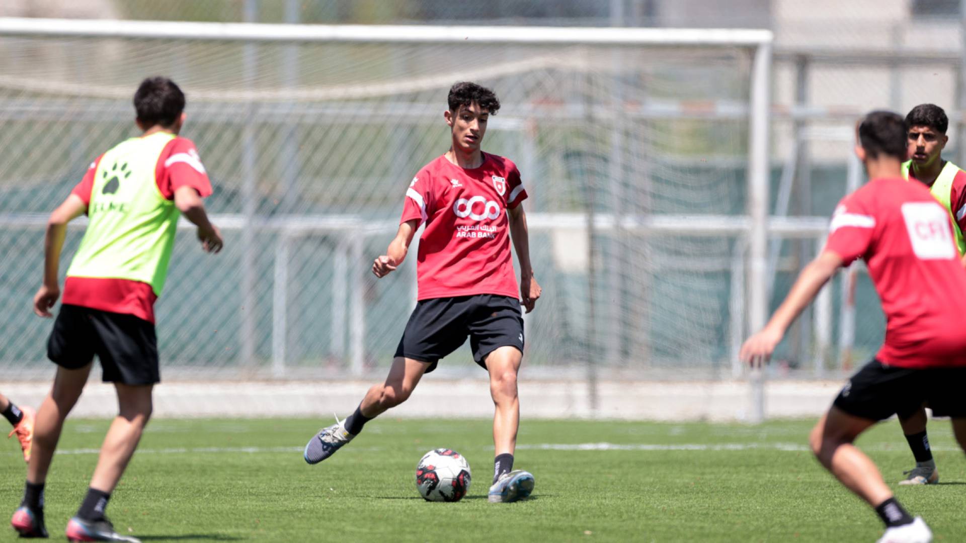 من تدريبات المنتخب الأردني