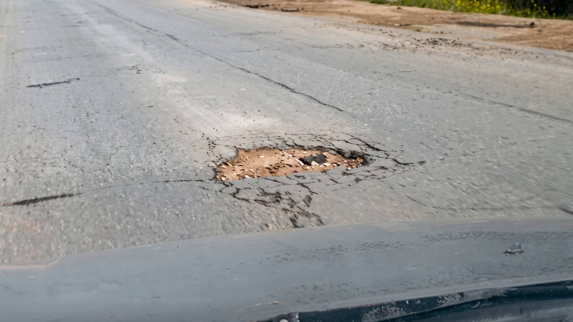 طريق مدينة الحسن الصناعية في الرمثا