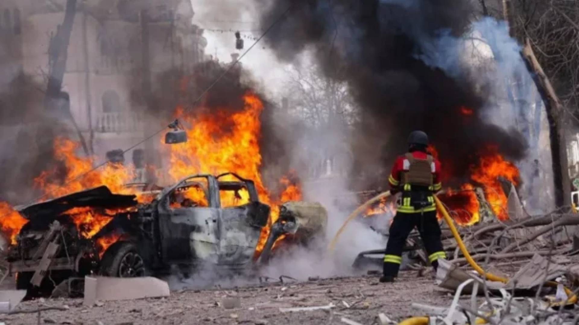 صورة أرشيفية من القصف الروسي على اوكرانيا