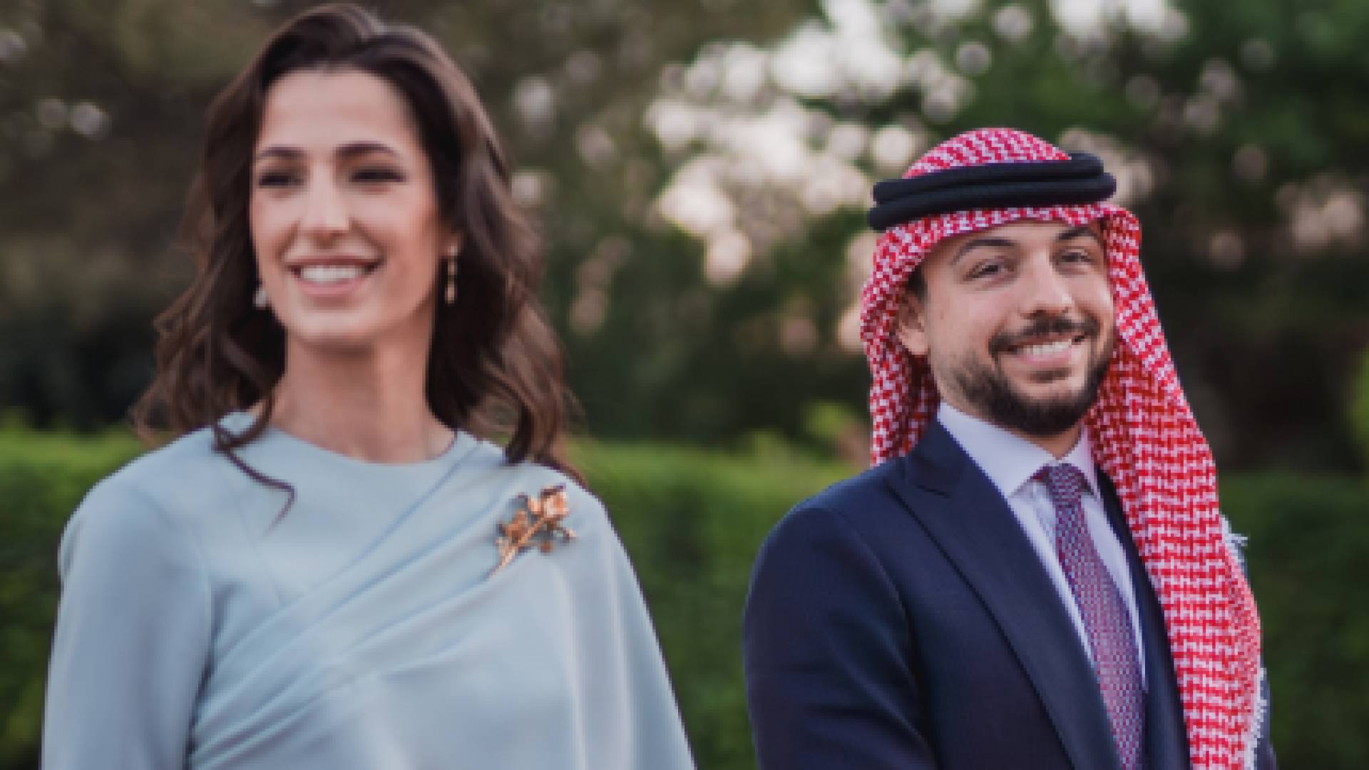 ولي العهد والأميرة رجوة