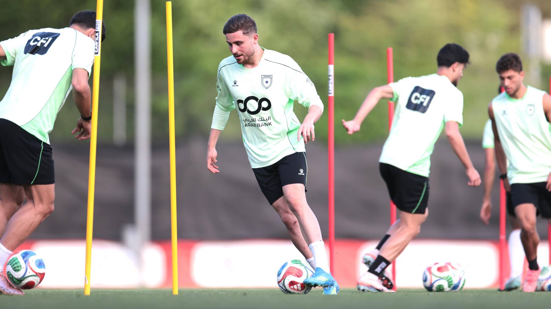 من تدريبات المنتخب الوطني