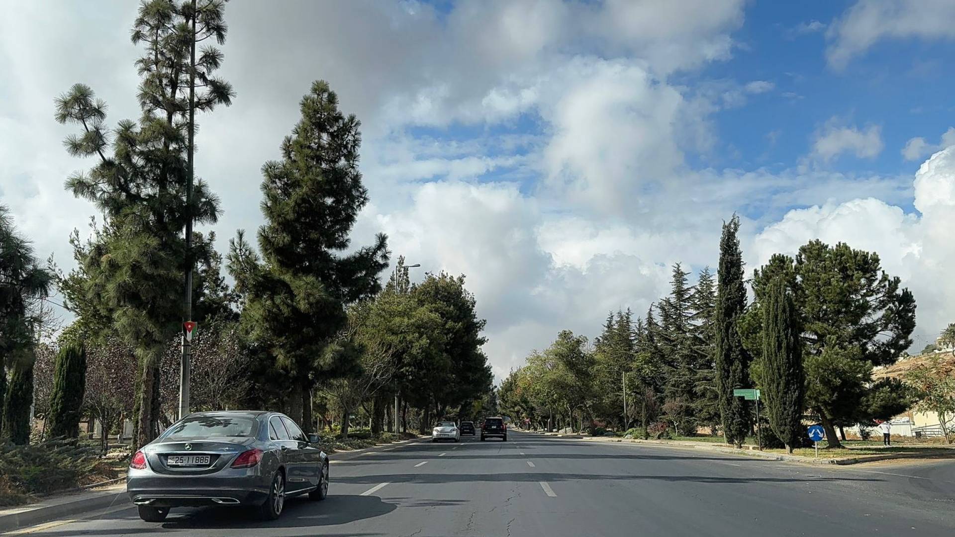 احدى شوارع العاصمة عمان