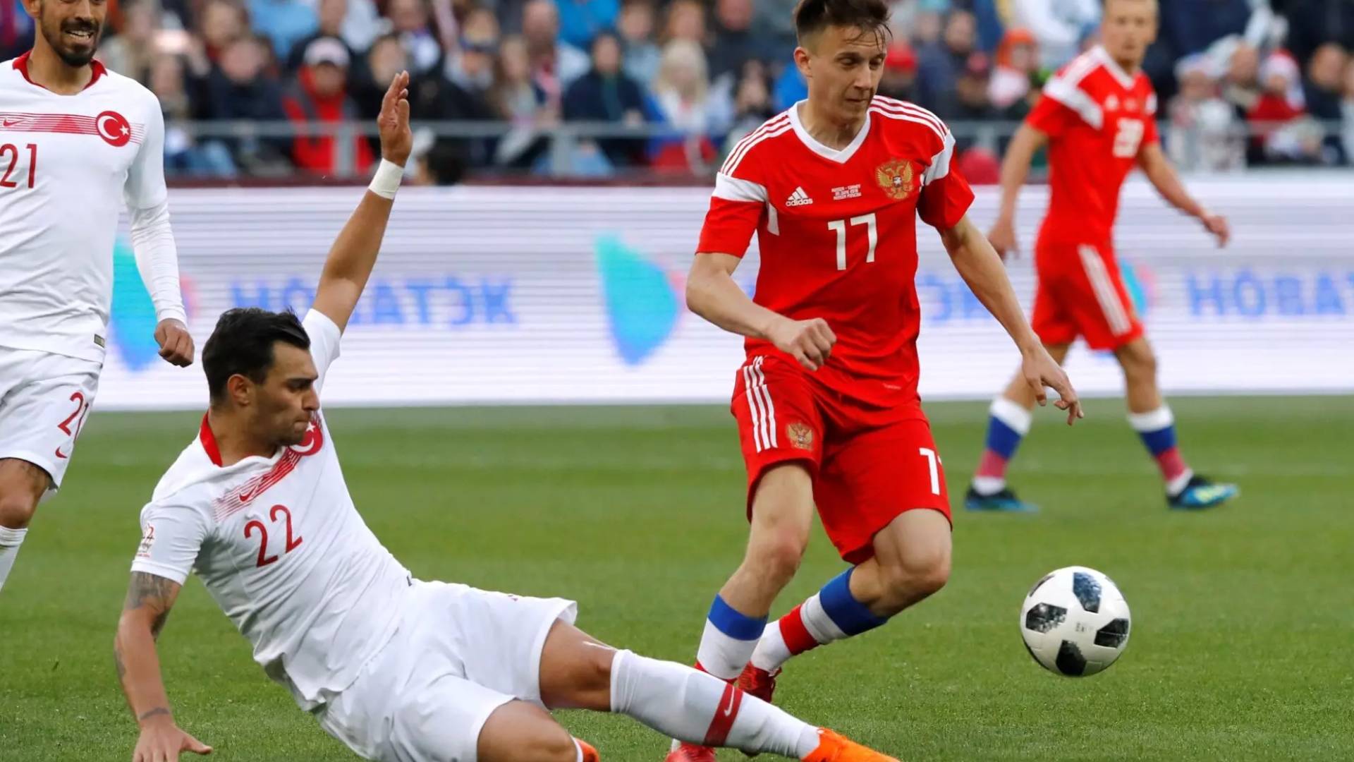 مباراة لمنتخب روسيا