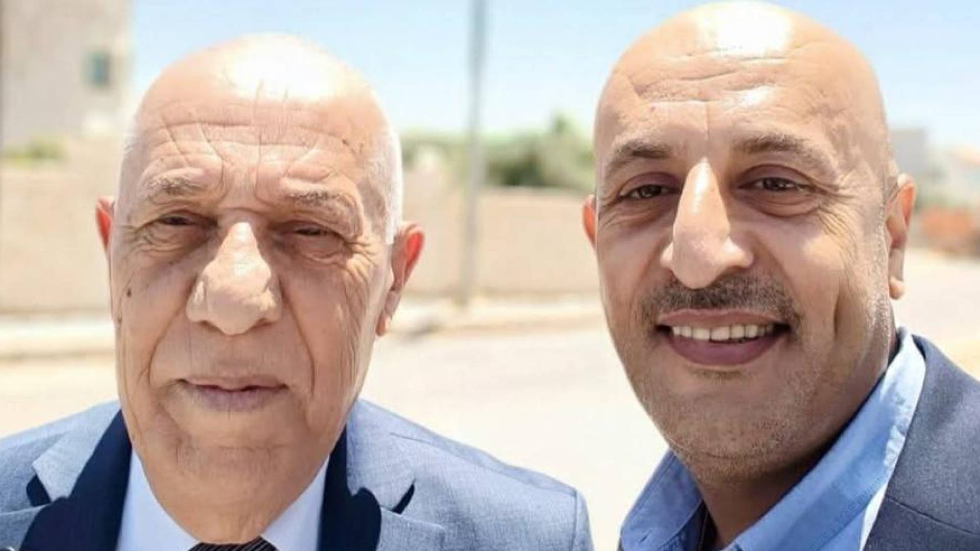 اللواء المتقاعد فايز الدويري ونجله المهندس جمال