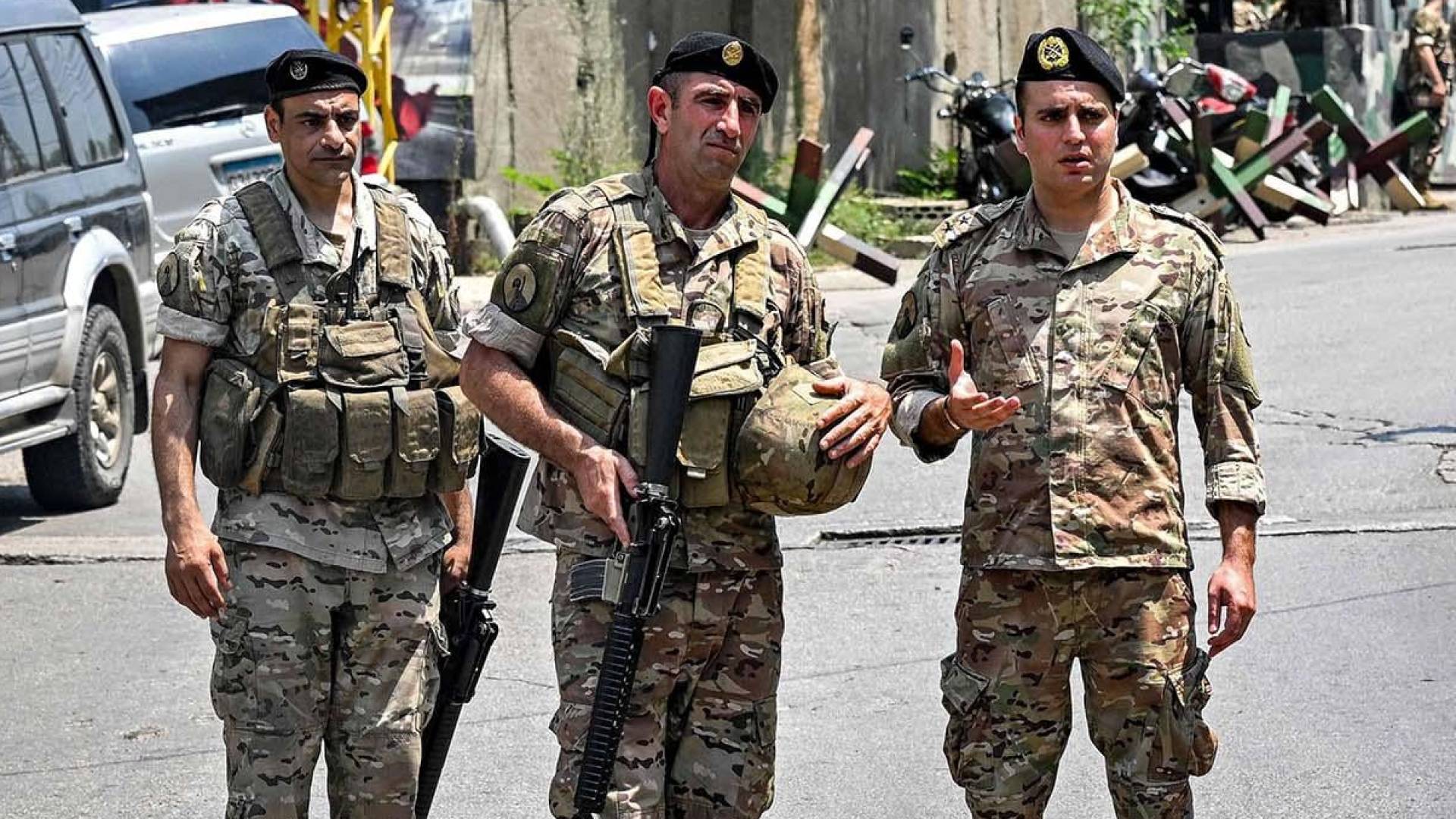 جنود من الجيش اللبناني