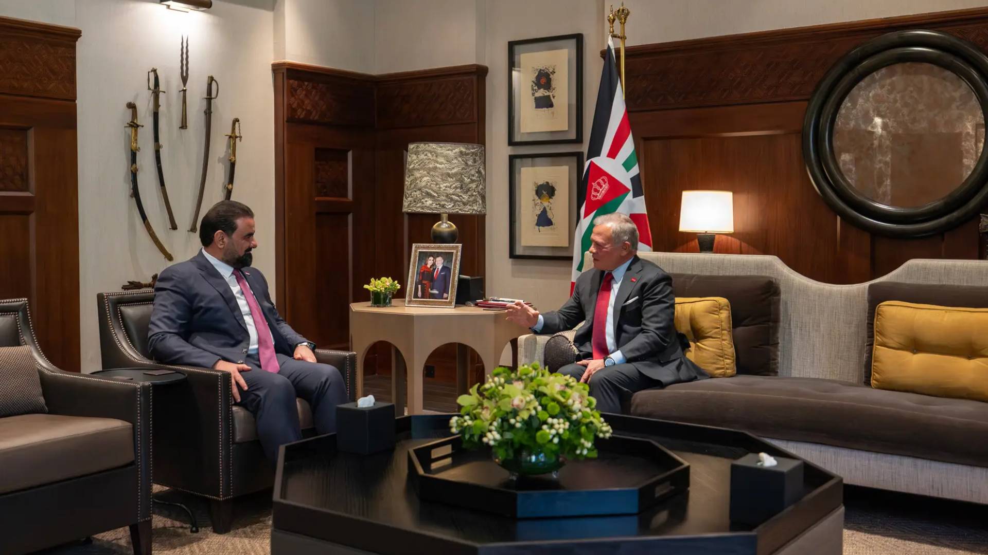 الملك ورئيس مجلس النواب العراقي
