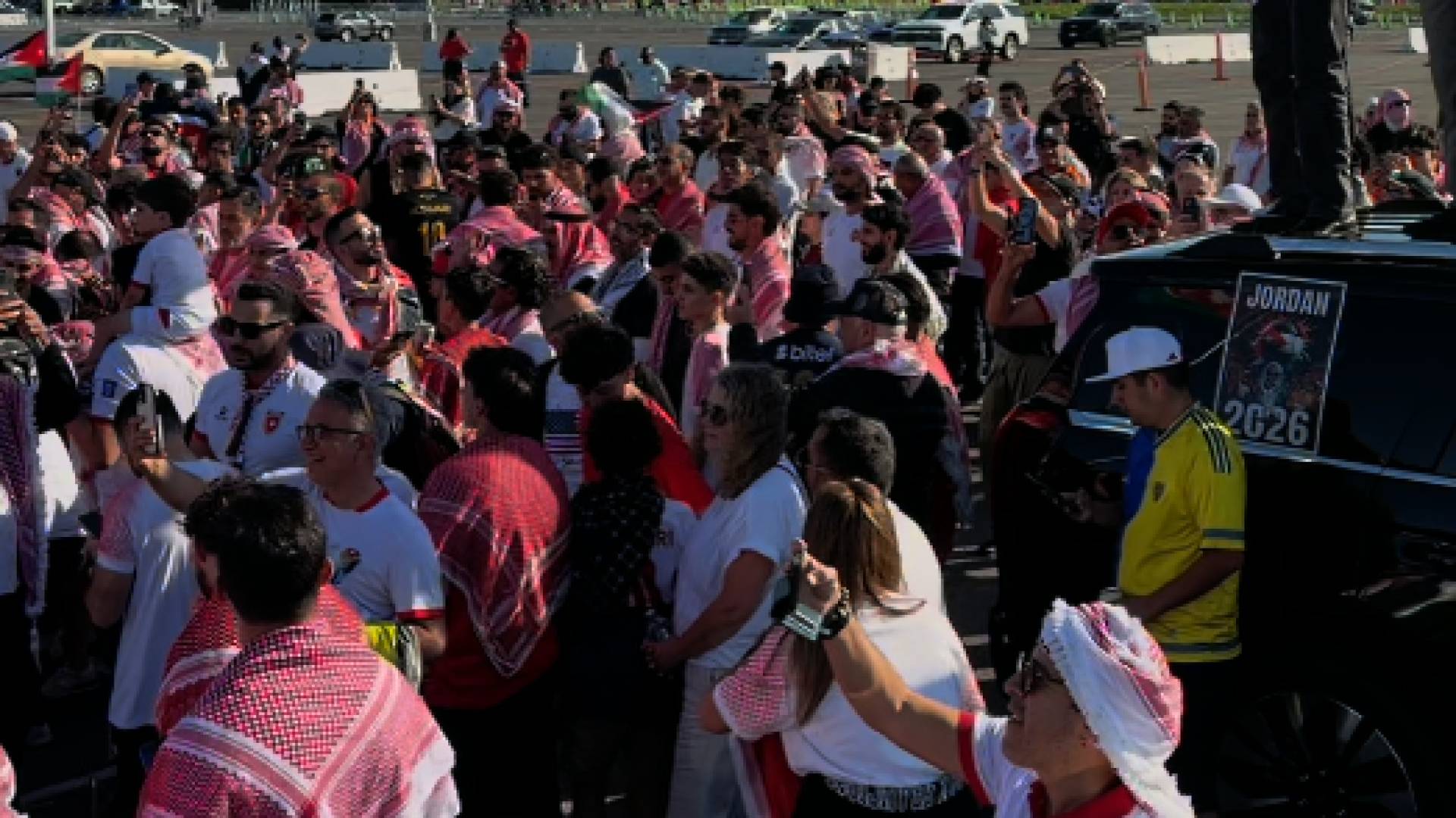 الجماهير الأردنية  في كاليفورنيا