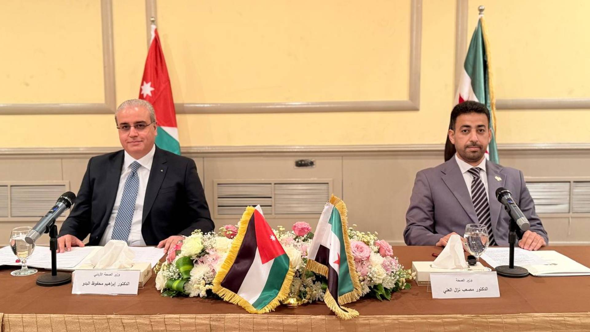البدور يصل دمشق على رأس وفد