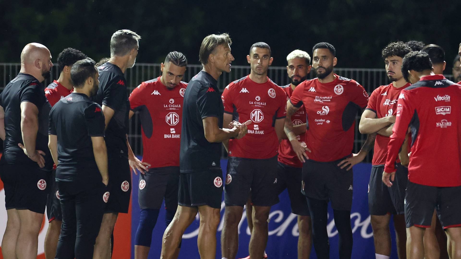 تدريبات منتخب تونس