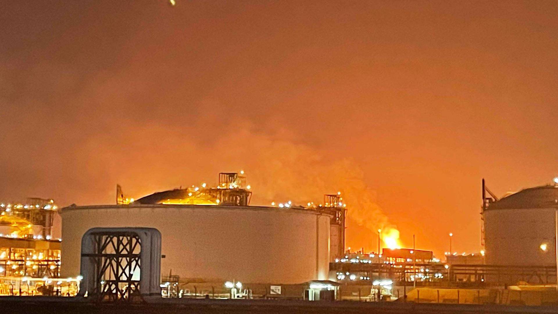 انفجار مصنع غاز برأس لفان في قطر
