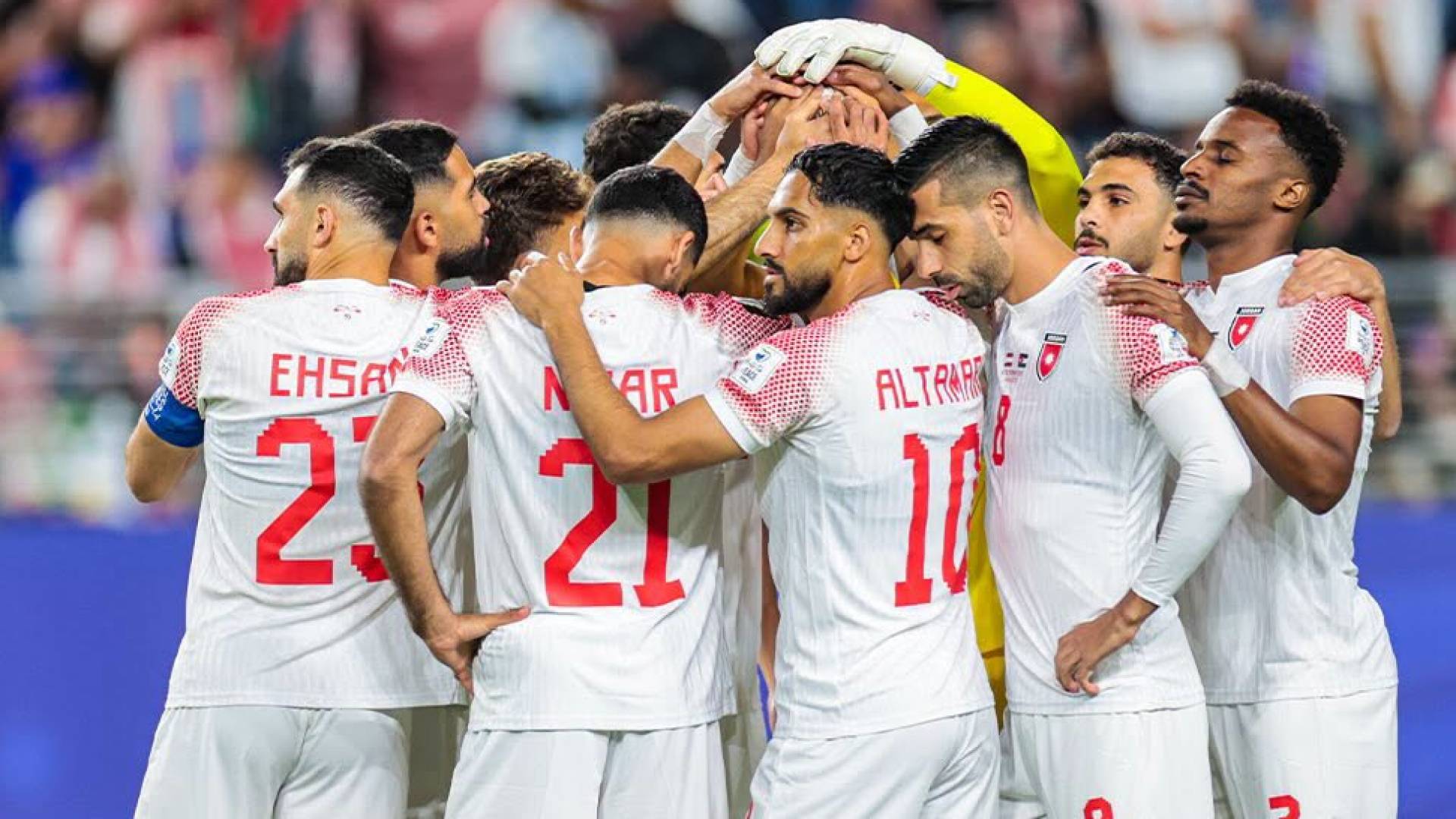 لاعبو منتخب النشامى