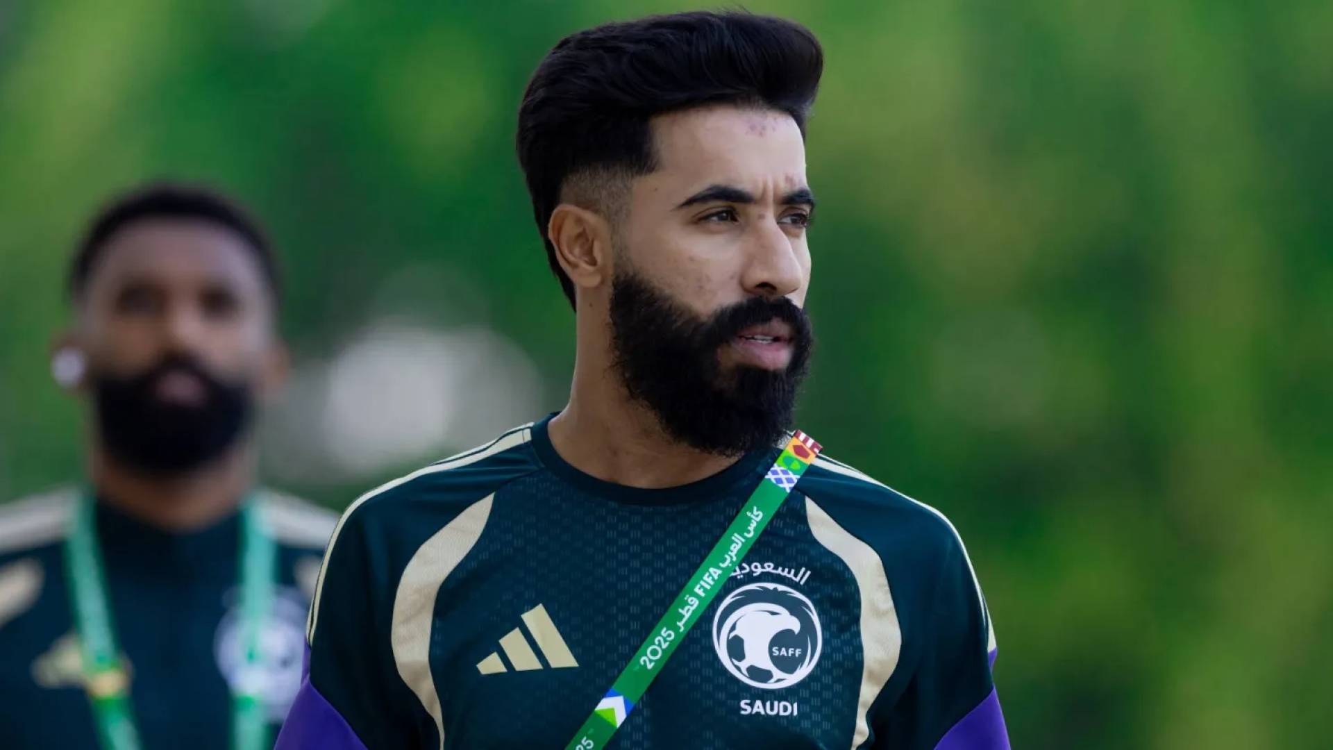 نواف بوشل لاعب المنتخب السعودي