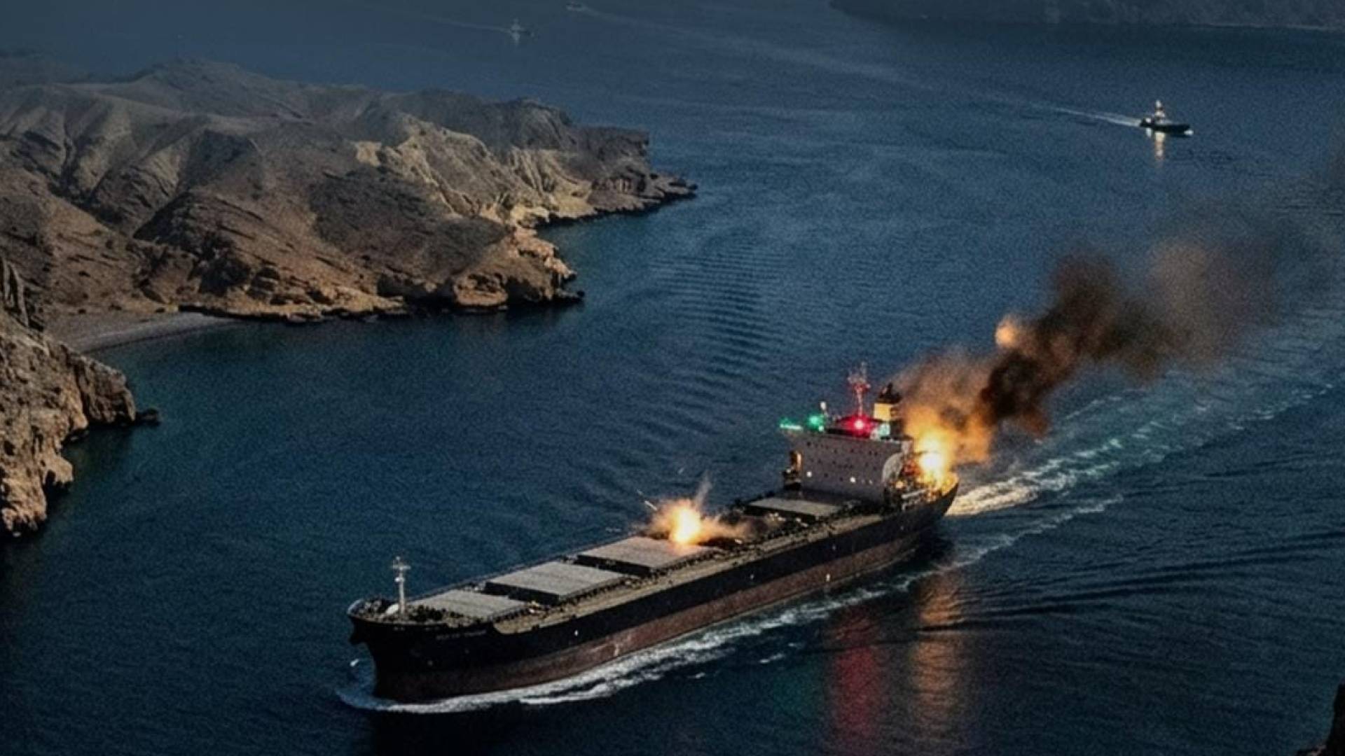 استهداف ناقلة نفط في مضيق هرمز