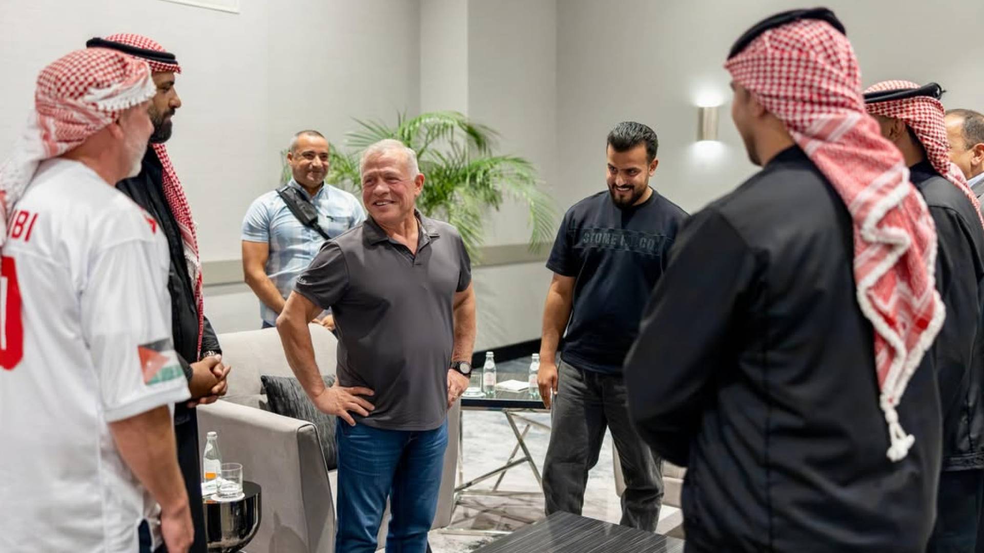 الملك يلتقي صانعي محتوى أردنيين في أمريكا