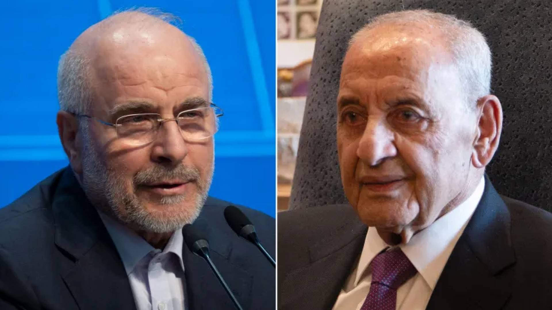 نبيه بري - محمد باقر قاليباف