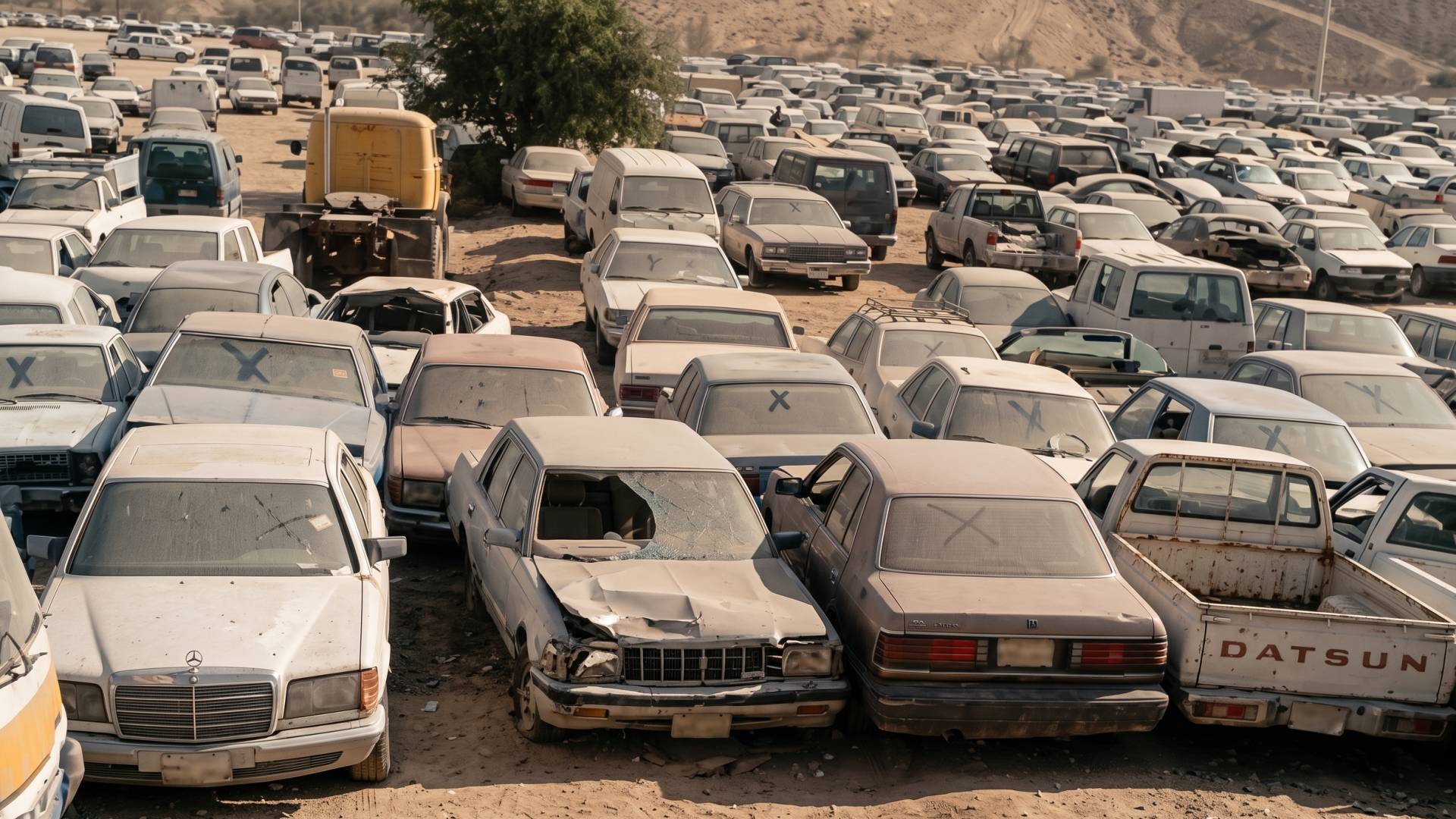 السيارات المحجوزة