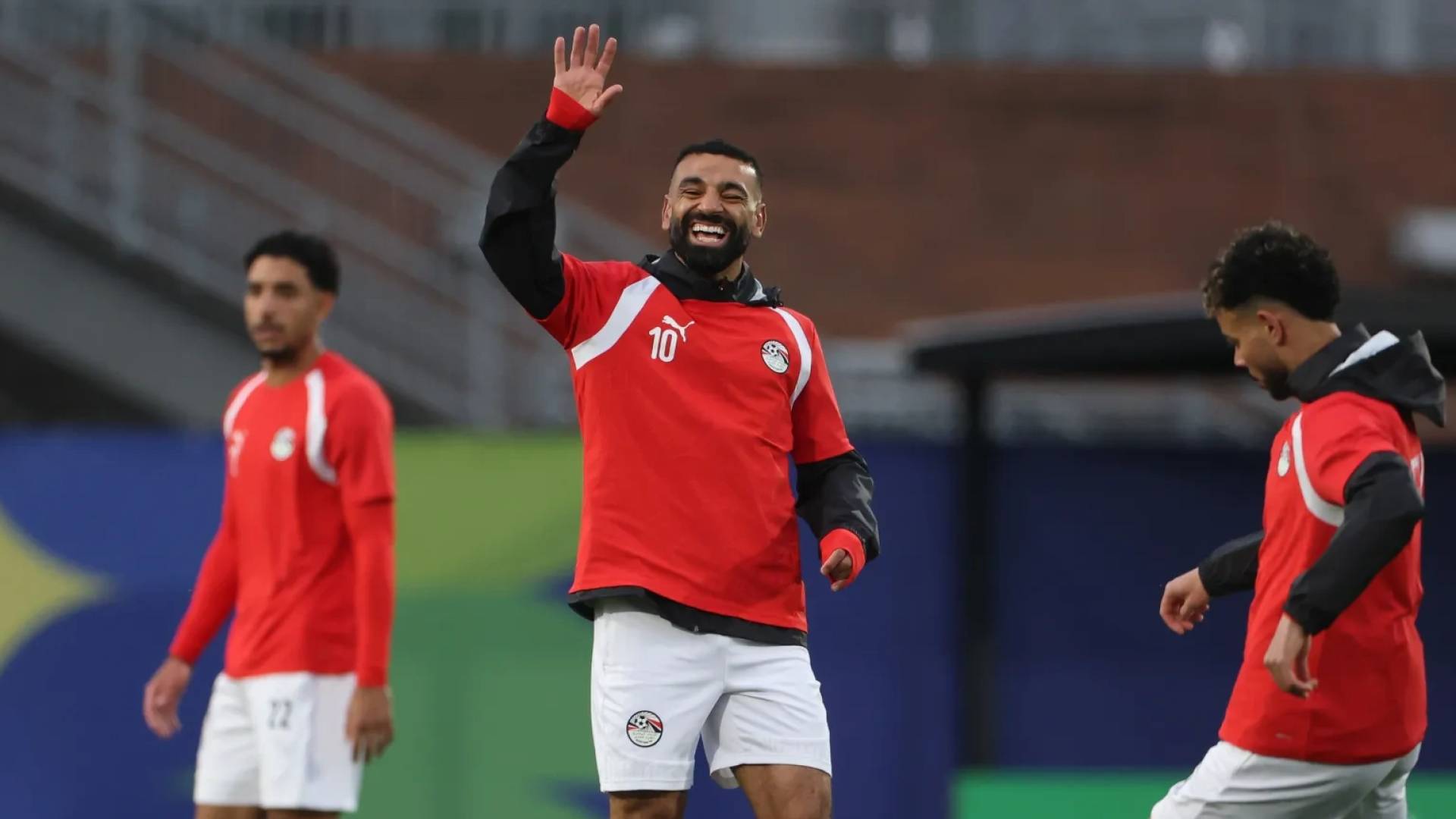 محمد صلاح من تدريبات منتخب مصر