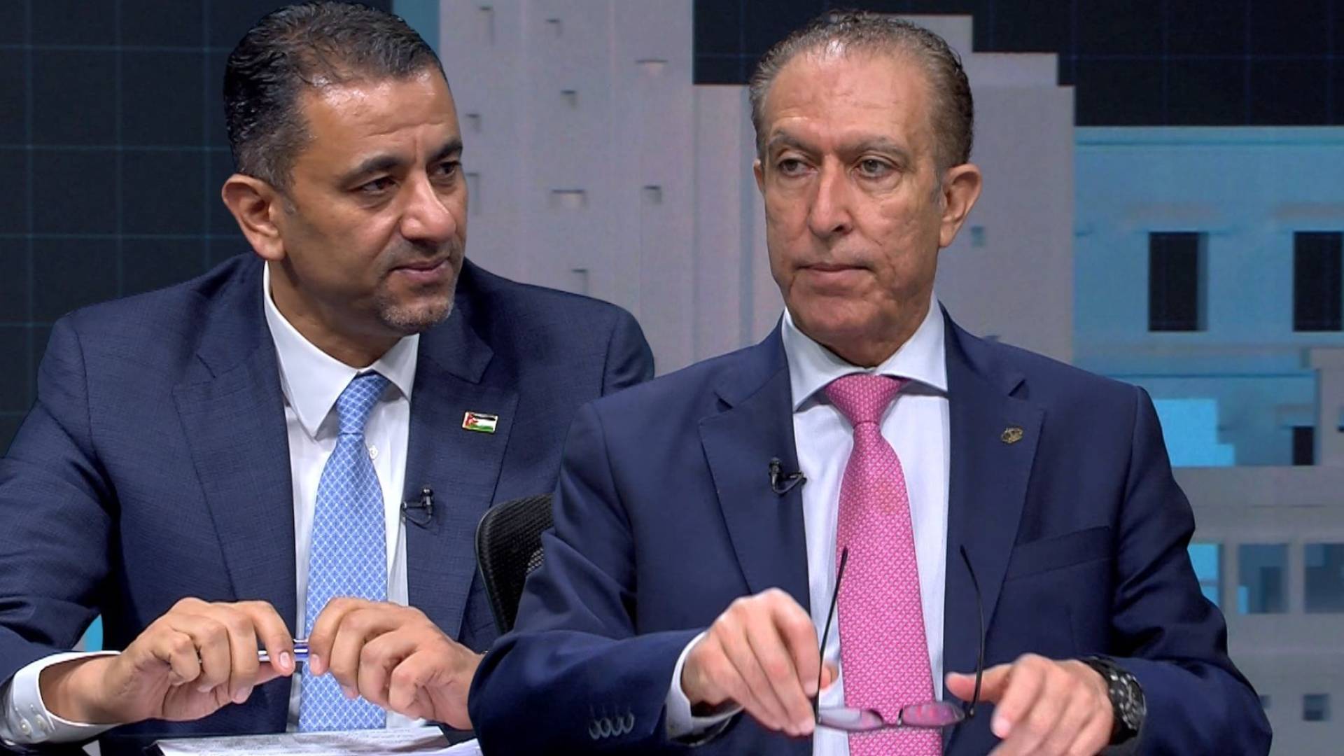 النائب إبراهيم الطراونة والنائب خالد أبو حسان