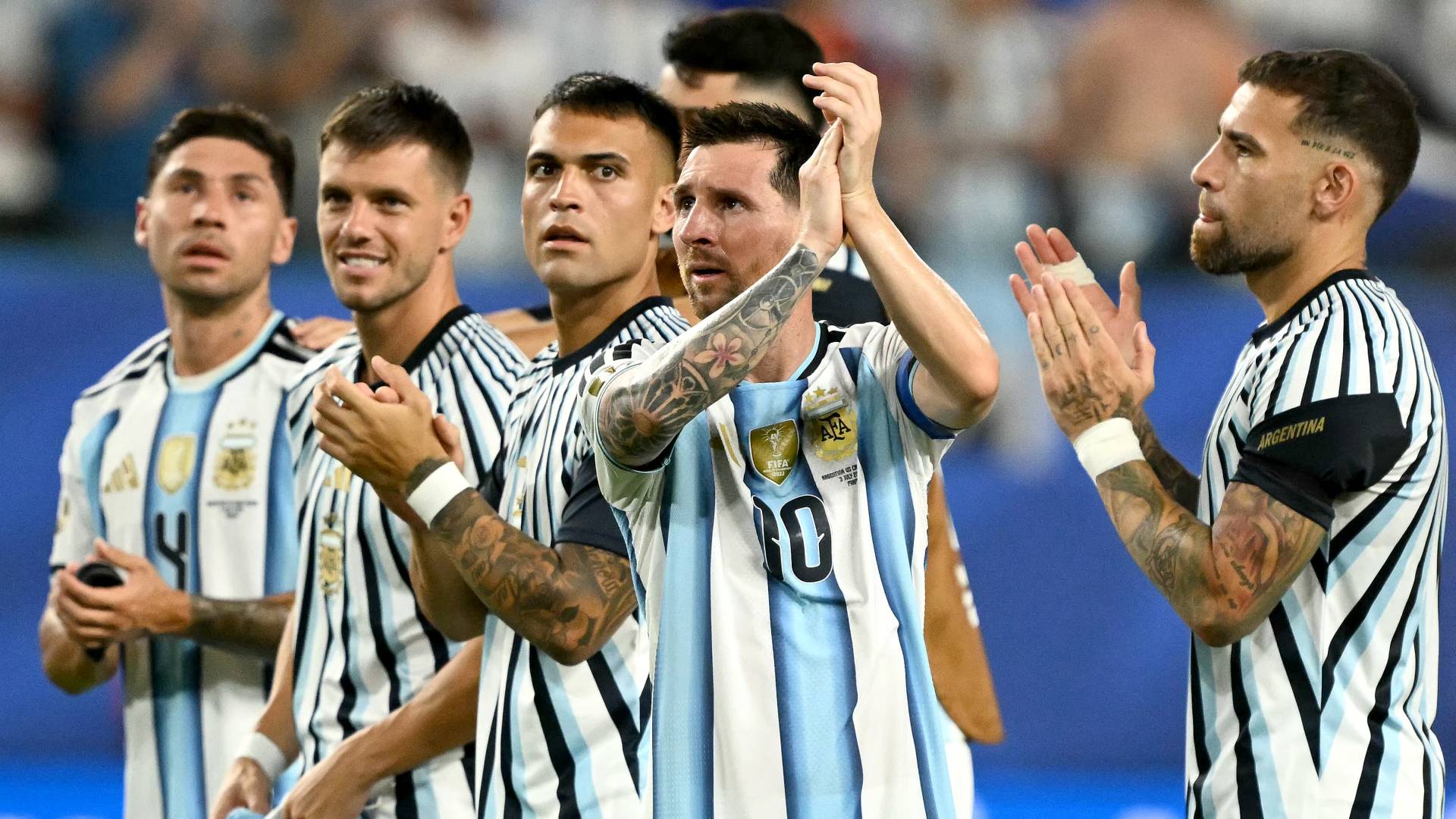 لاعبوا المنتخب الأرجنتنيني