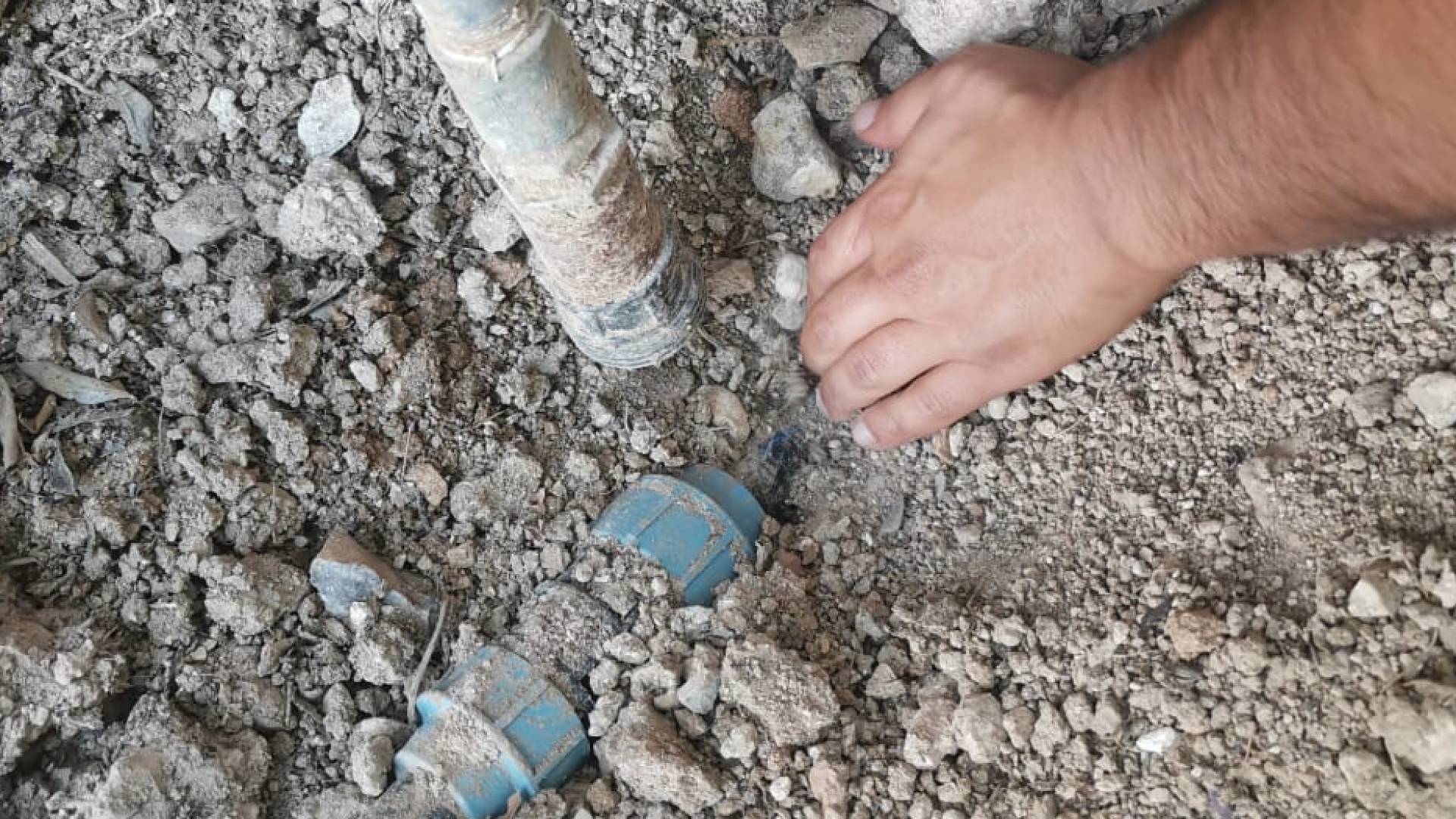 ضبط اعتداءات على خطوط  مياه